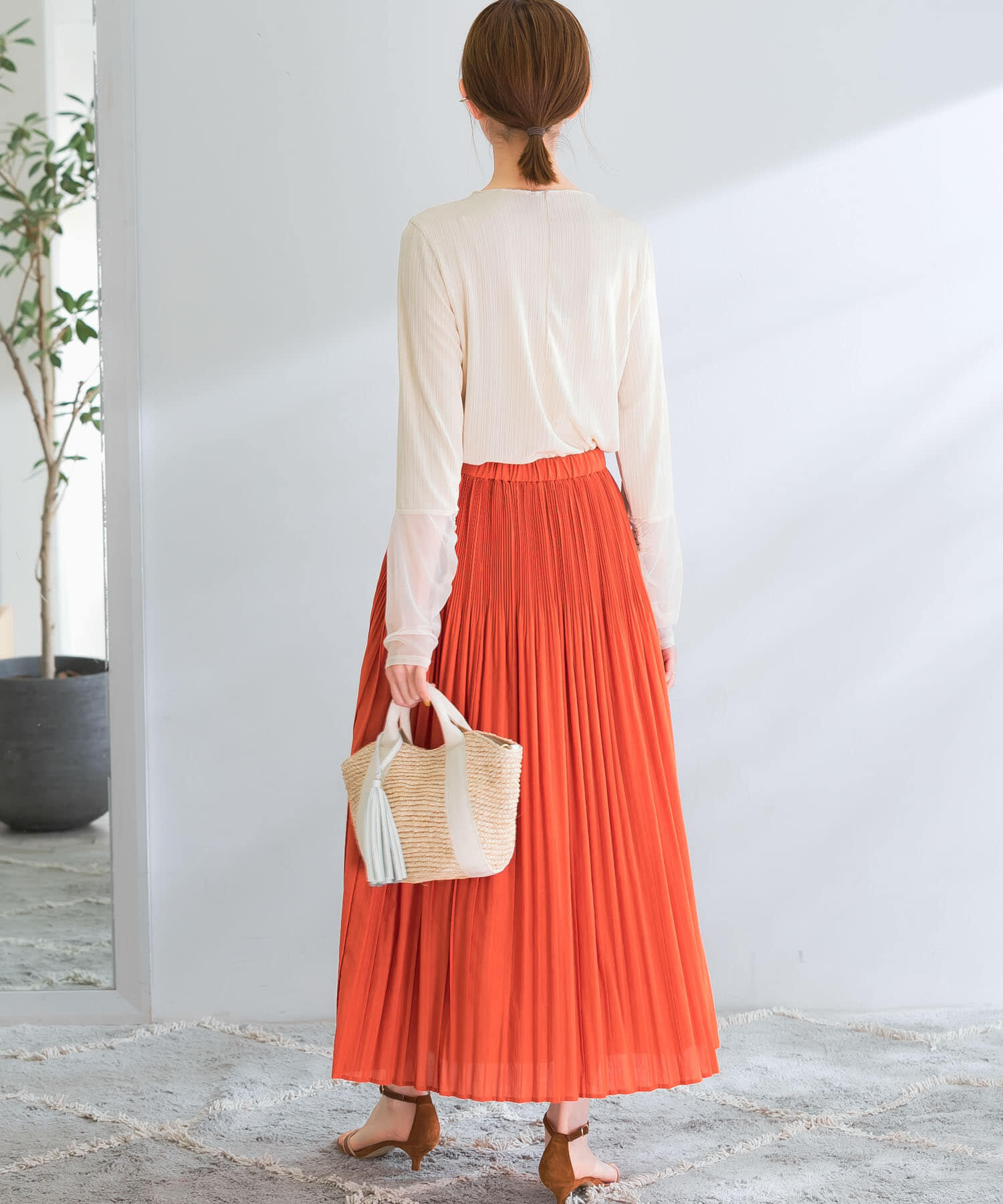 URBAN RESEARCH ROSSO「ランダムプリーツスカート」|スカート|