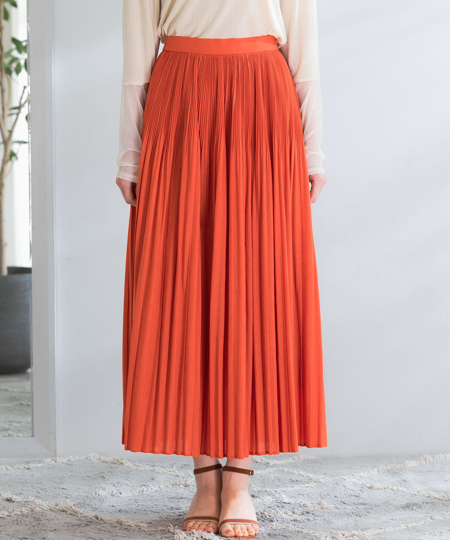 URBAN RESEARCH ROSSO「ランダムプリーツスカート」|スカート|