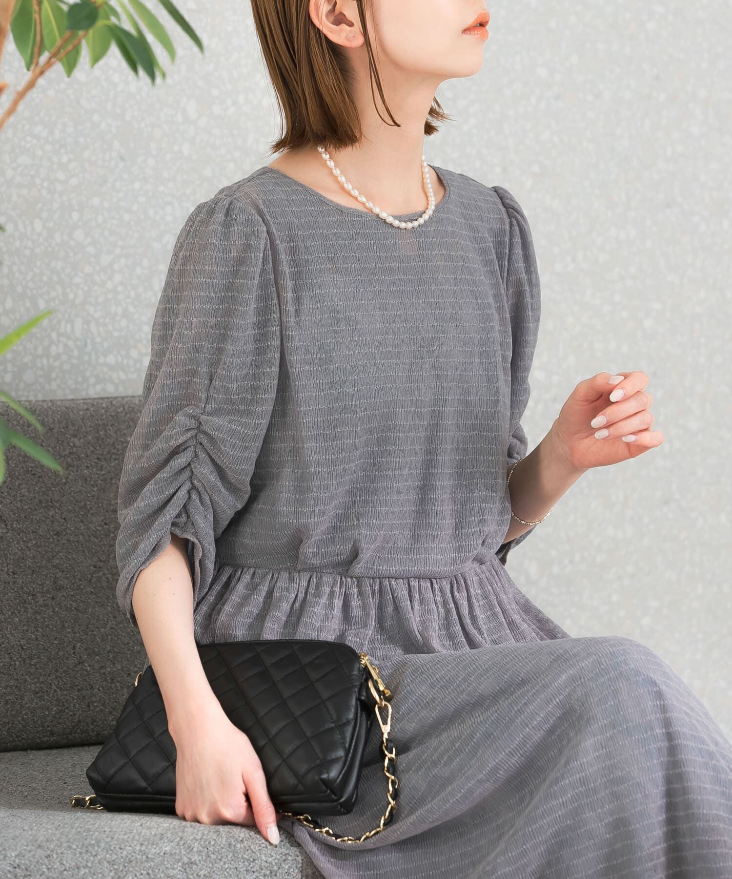 URBAN RESEARCH ROSSO「オーバーレースドレス」|ワンピース|