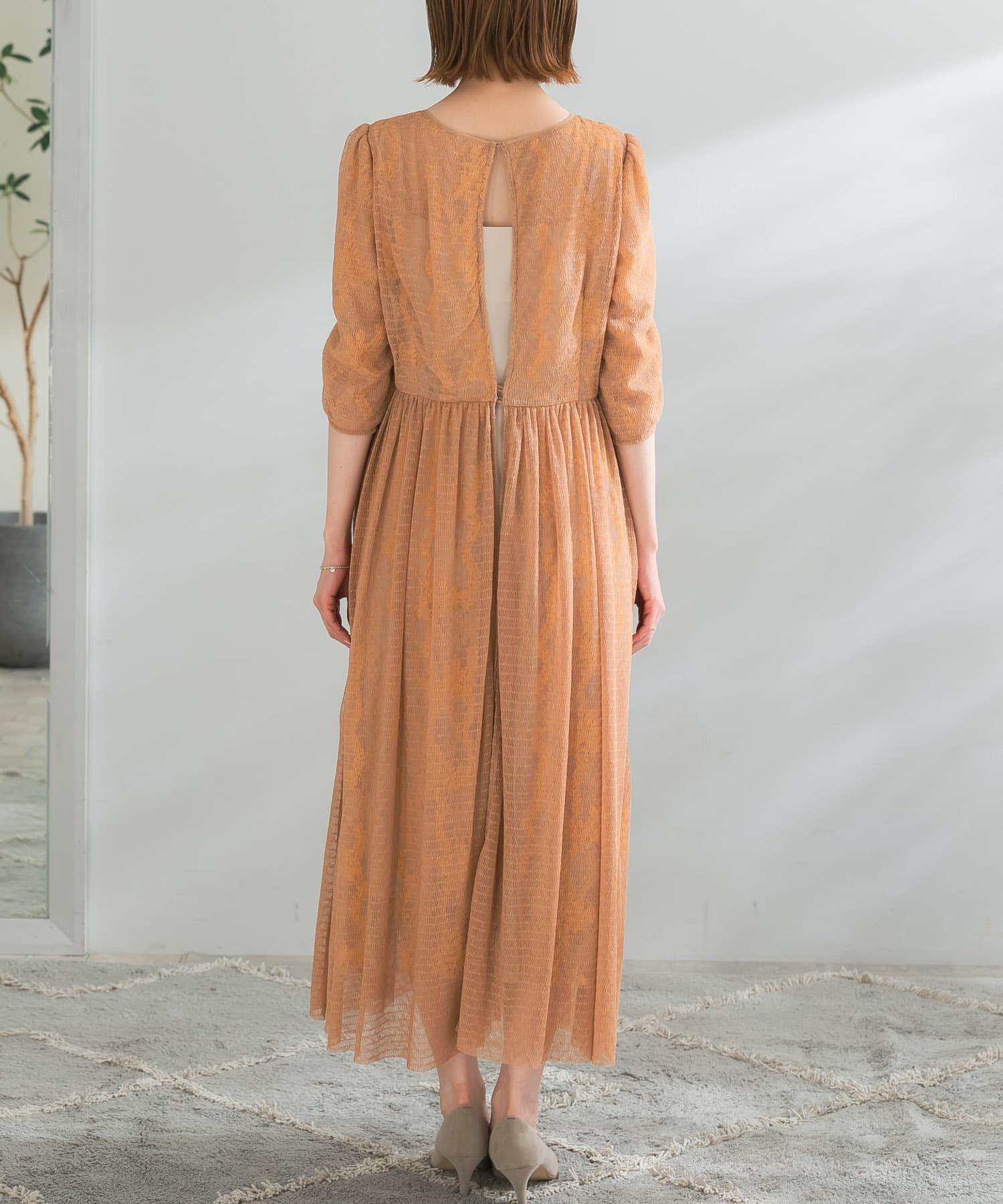 URBAN RESEARCH ROSSO「オーバーレースドレス」|ワンピース|