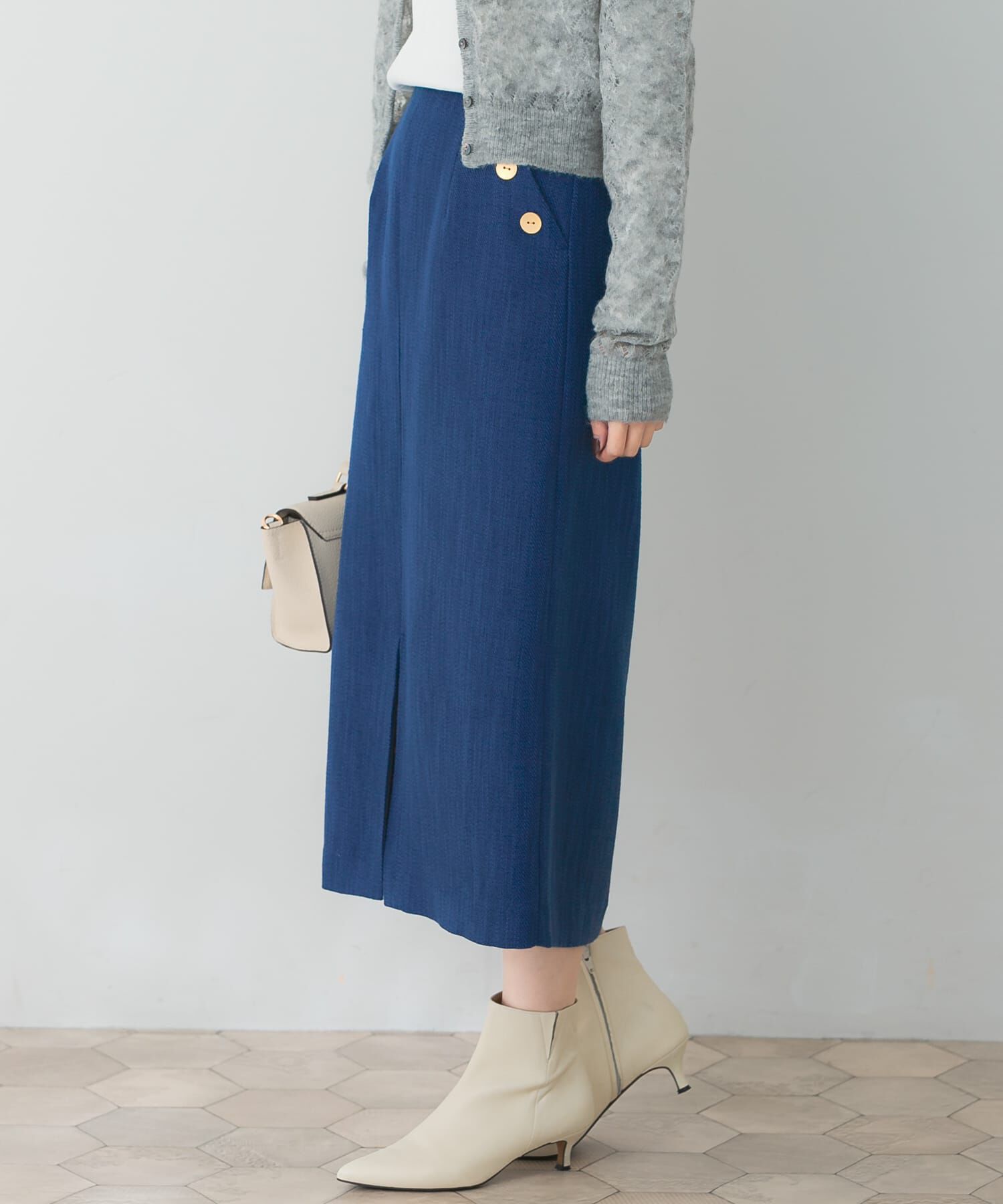 URBAN RESEARCH ROSSO「ボタンデザインタイトスリットスカート」|スカート|