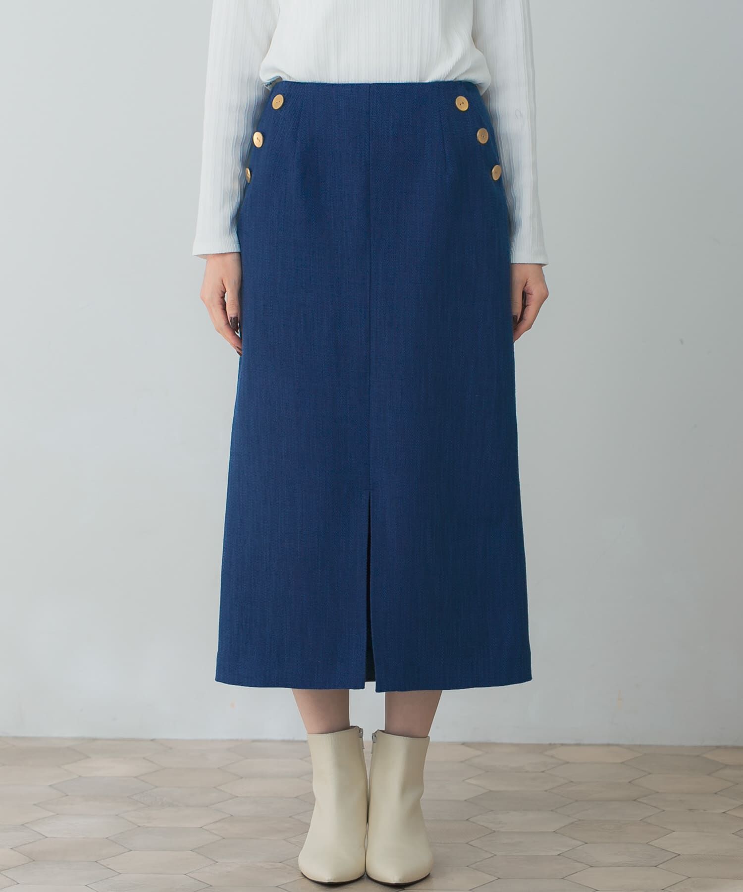 URBAN RESEARCH ROSSO「ボタンデザインタイトスリットスカート」|スカート|