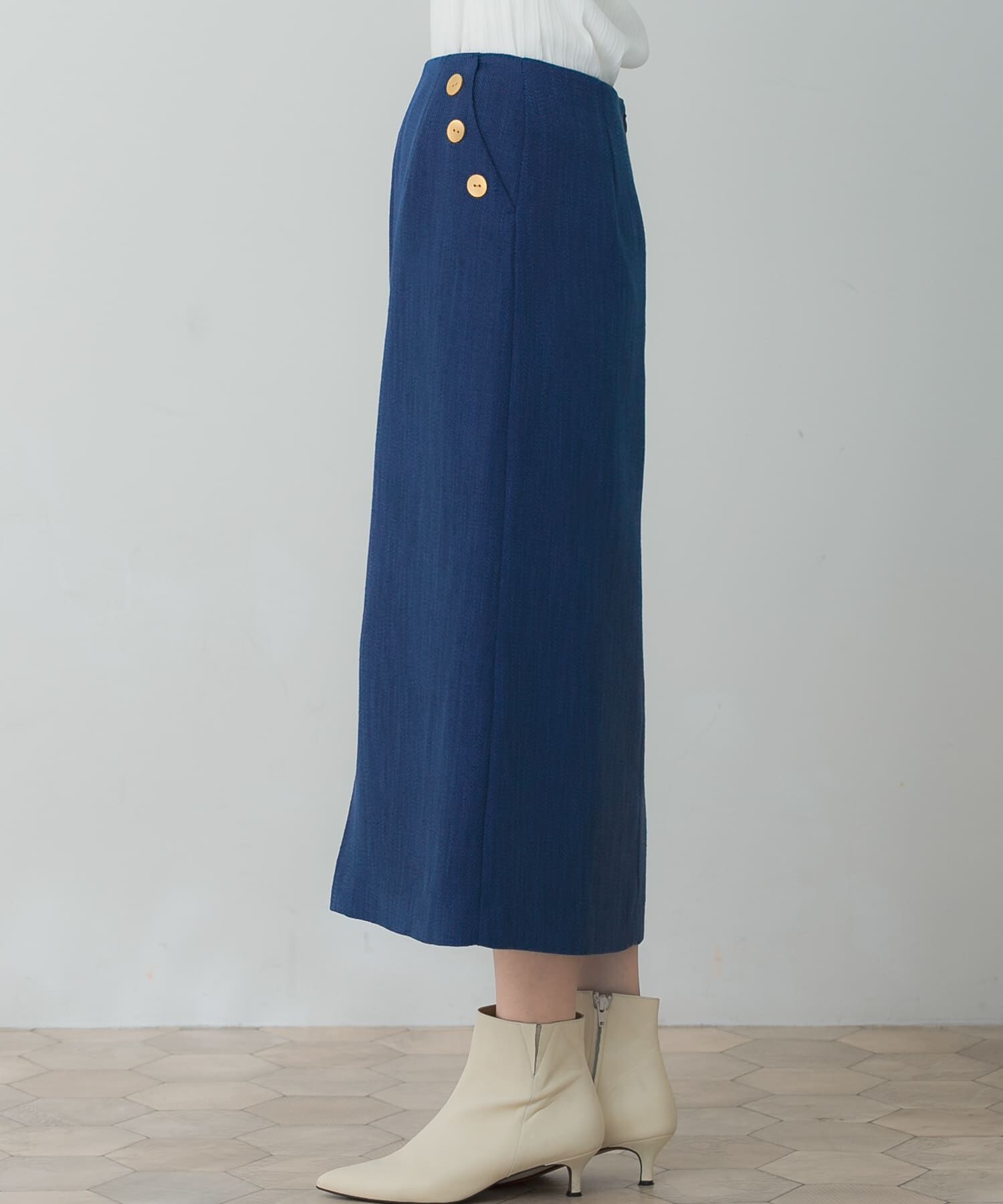 URBAN RESEARCH ROSSO「ボタンデザインタイトスリットスカート」|スカート|