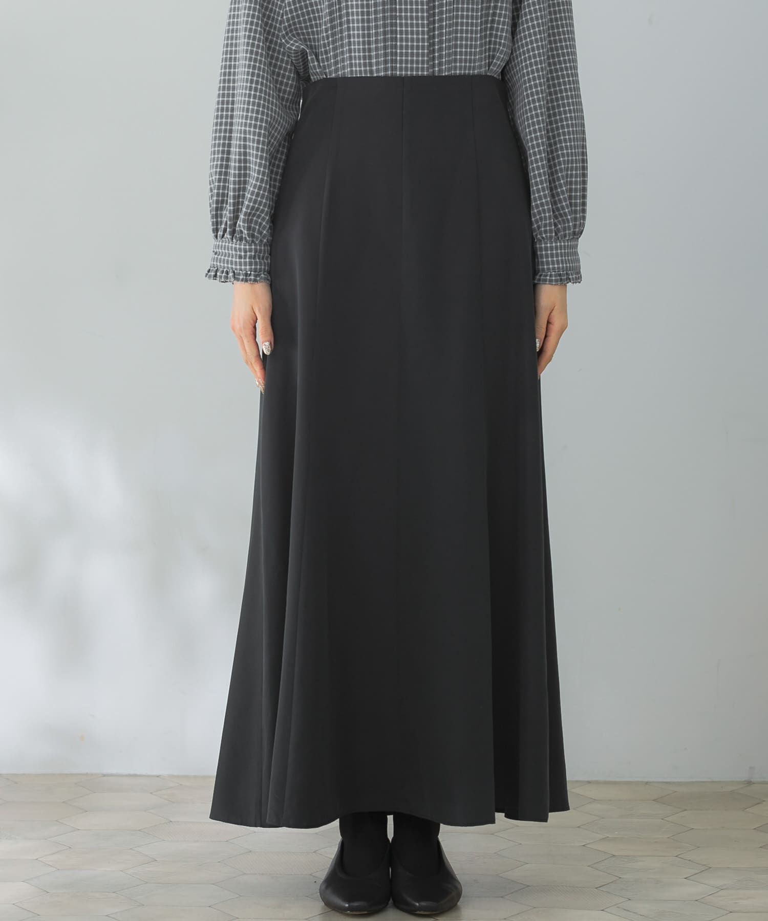 URBAN RESEARCH ROSSO「ハイウエストナローフレアスカート」|スカート|