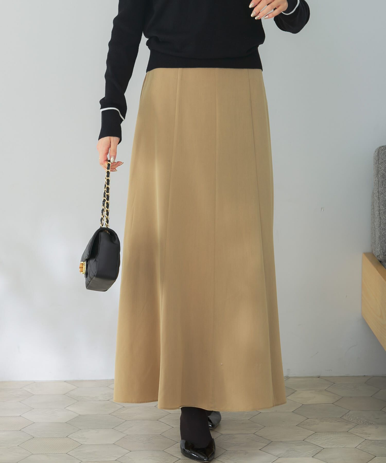 URBAN RESEARCH ROSSO「ハイウエストナローフレアスカート」|スカート|