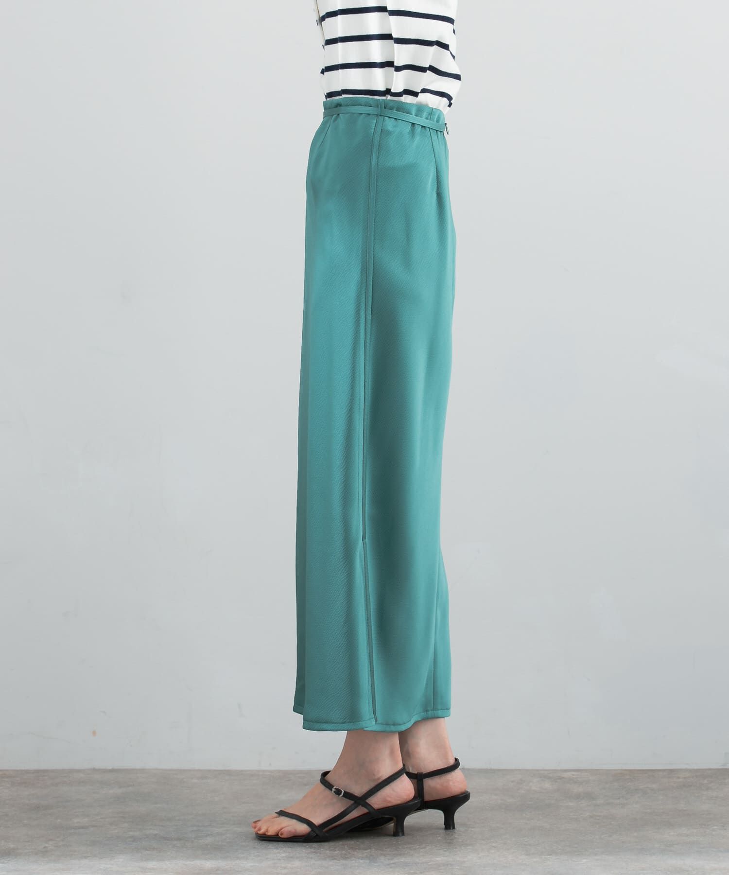 URBAN RESEARCH ROSSO「リップルサテンスカート」|スカート|