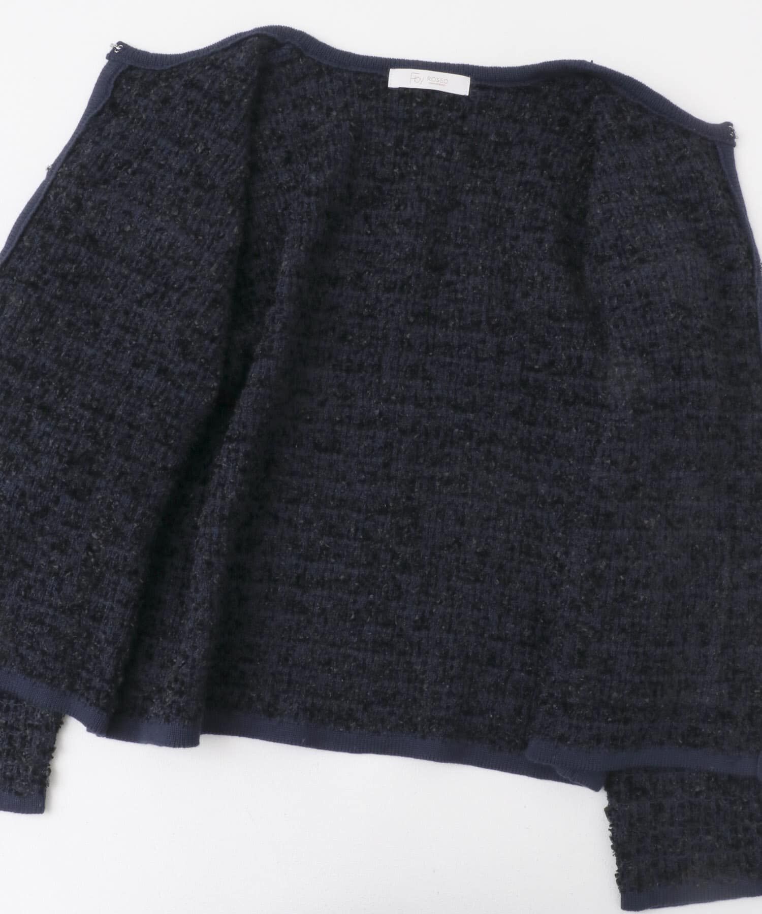 URBAN RESEARCH ROSSO「F by ROSSO　ツイードニットカーディガン」|カーディガン|