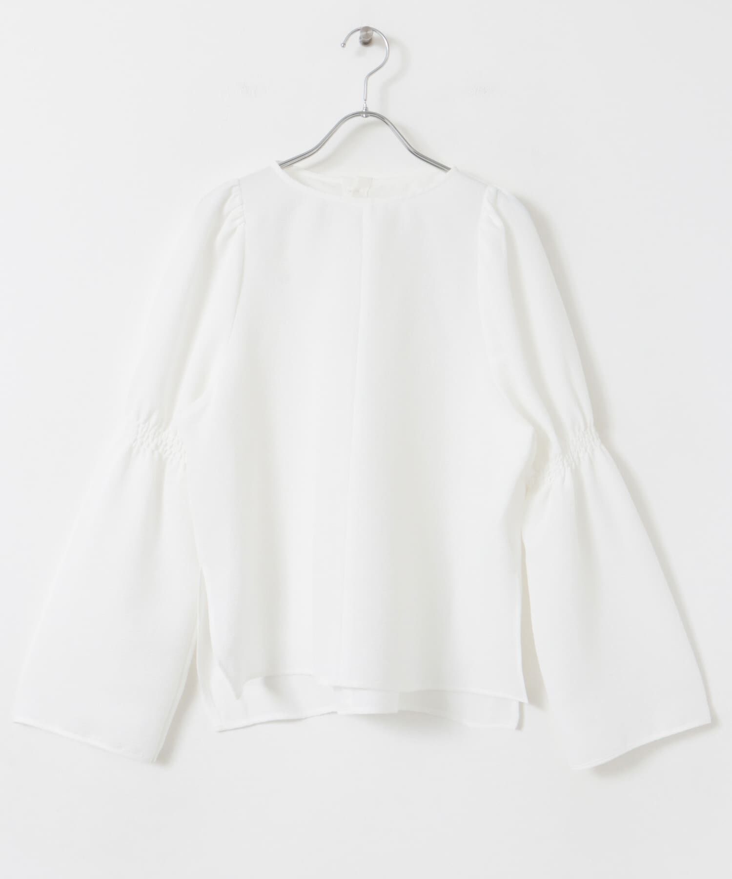 URBAN RESEARCH ROSSO「シャーリングベルスリーブブラウス」|シャツ・ブラウス|