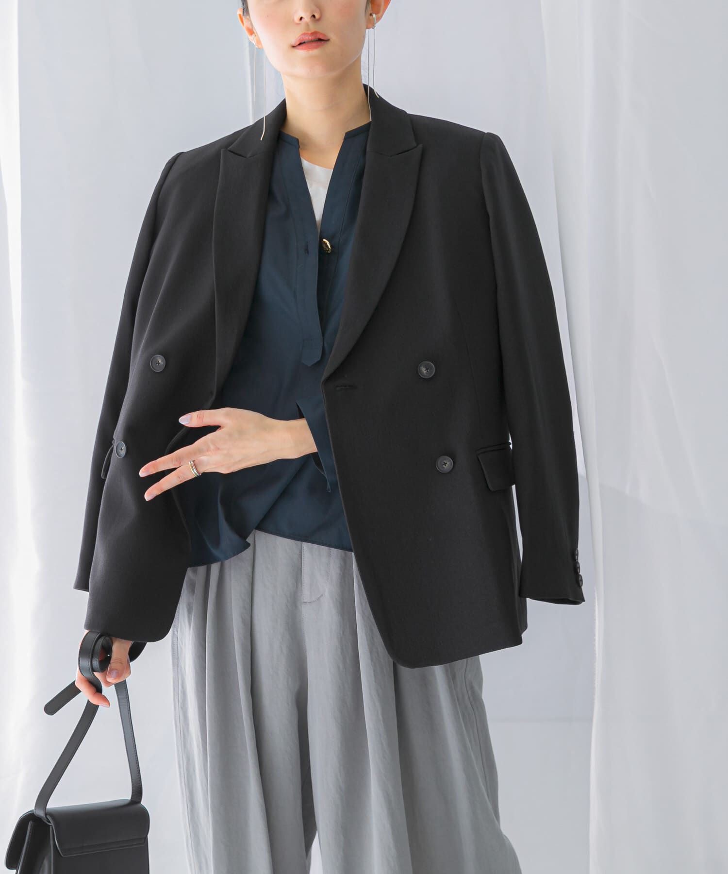 URBAN RESEARCH ROSSO「ウォッシャブルデザインシャツブラウス」|シャツ・ブラウス|