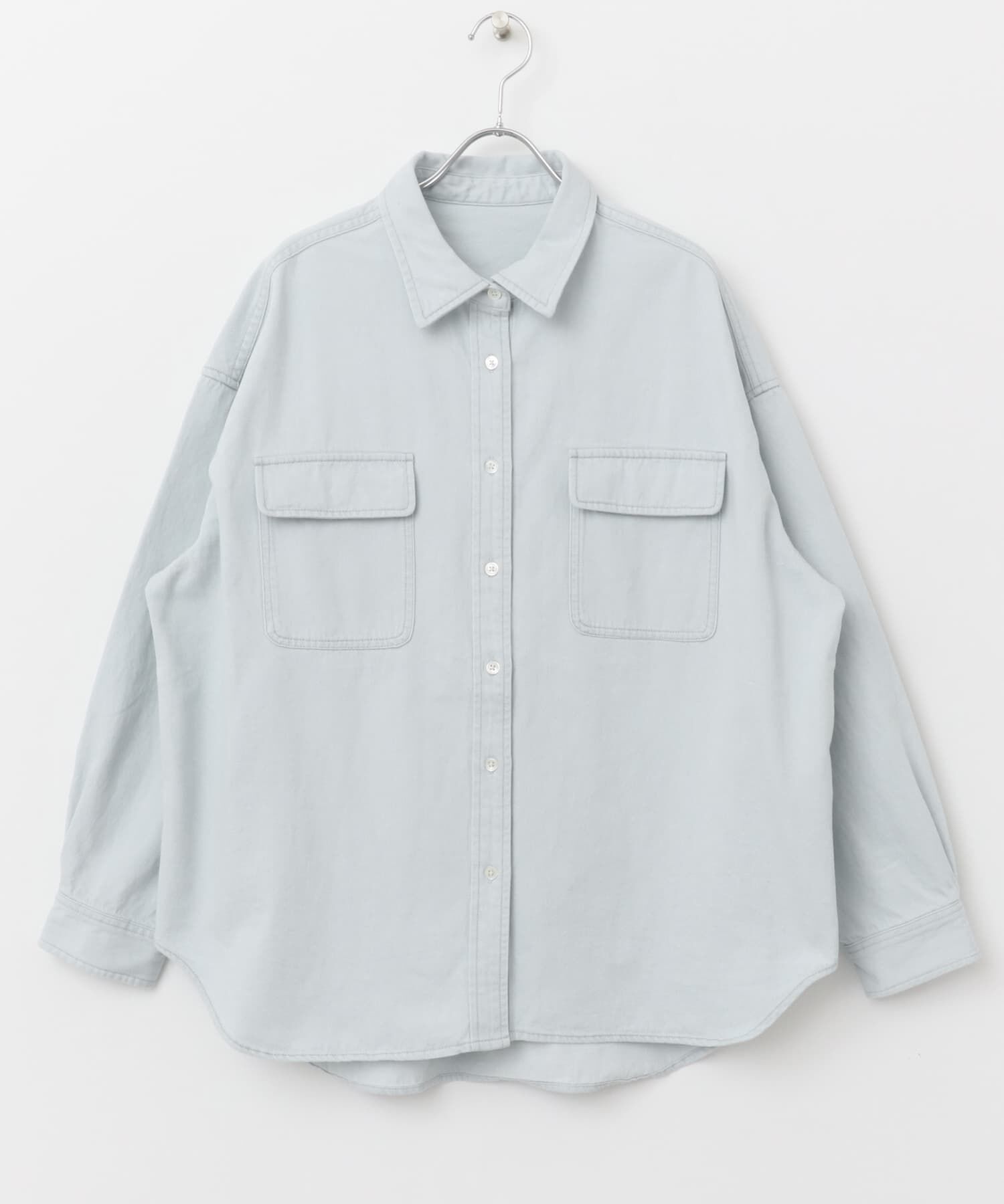 URBAN RESEARCH ROSSO「『WEB限定』デニムオーバーシャツ」|シャツ・ブラウス|