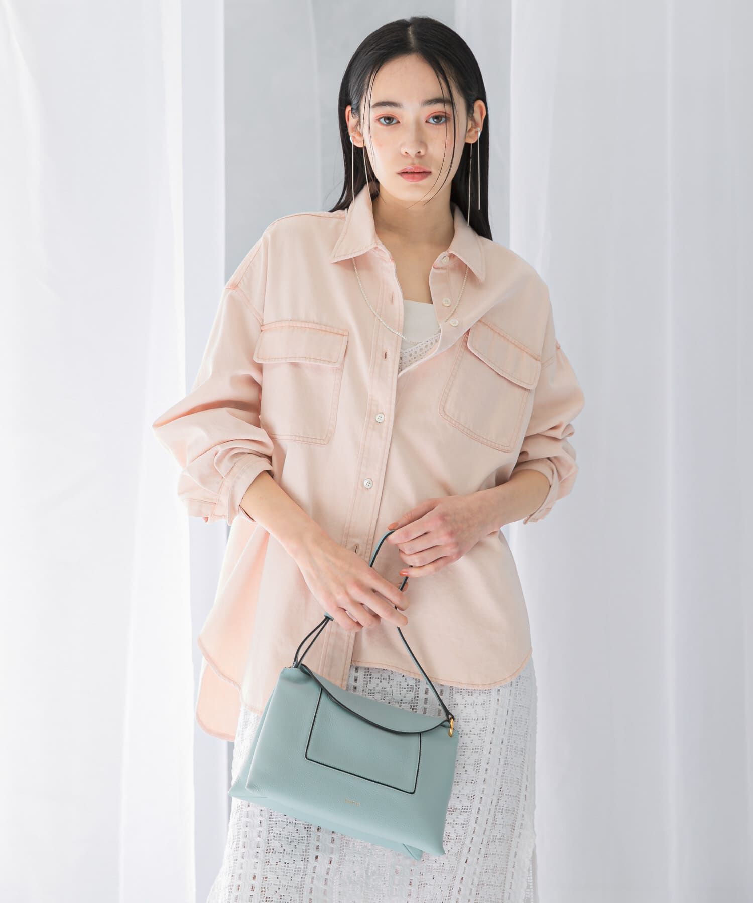 URBAN RESEARCH ROSSO「『WEB限定』デニムオーバーシャツ」|シャツ・ブラウス|