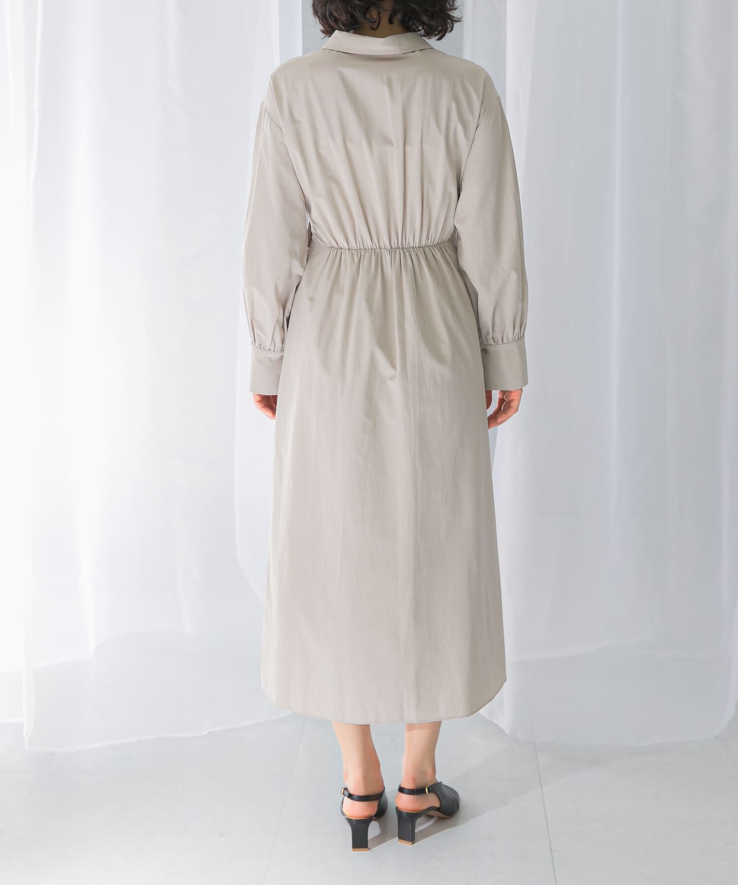 URBAN RESEARCH ROSSO「ラップデザインスキッパーワンピース」|ワンピース|