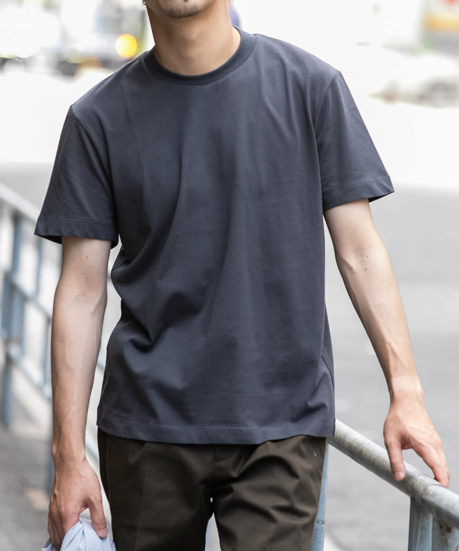 URBAN RESEARCH ROSSO「『WEB限定』『XLサイズあり』吸湿速乾 2PACK T-SHIRTS」|Tシャツ・カットソー|チャコールグレー