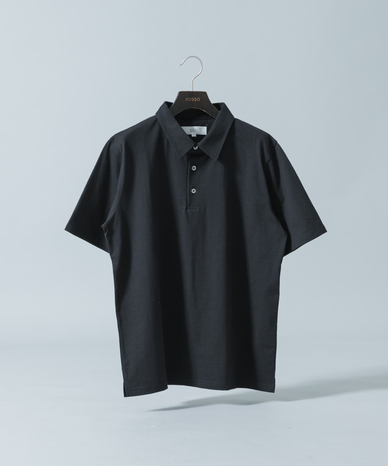 URBAN RESEARCH ROSSO「『XLサイズあり』『UR TECH』汗ジミ防止ポロシャツ」|ポロシャツ|ブラック