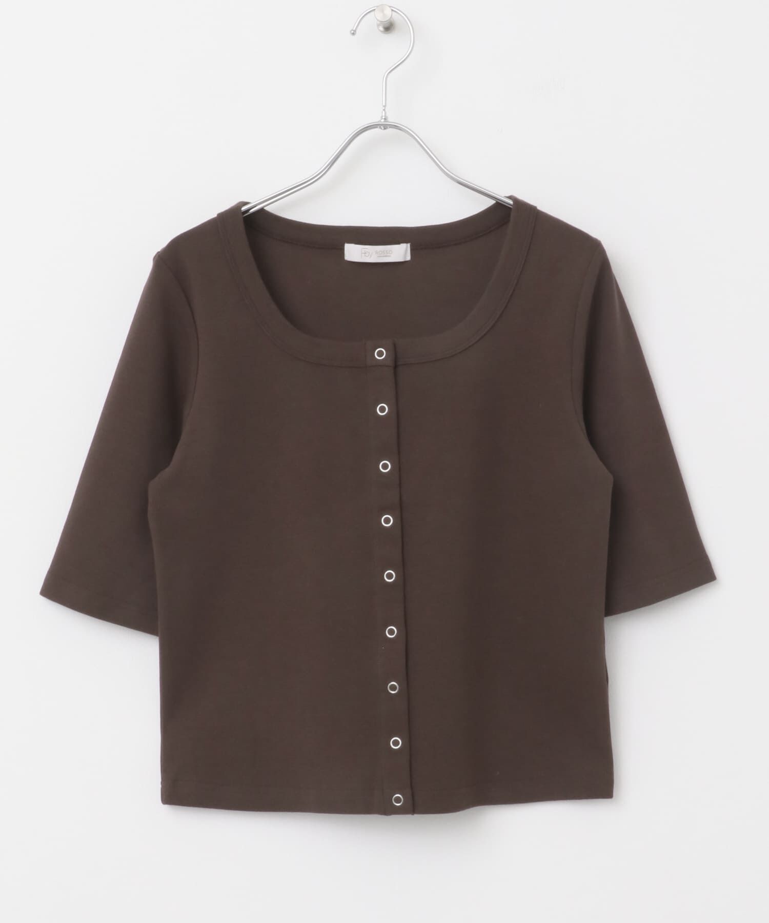 URBAN RESEARCH ROSSO「『UR TECH ひやｻﾗｸｰﾙ』F by ROSSO ｽｸｴｱﾈｯｸﾊｰﾌｽﾘｰﾌﾞﾌﾟﾙ」|Tシャツ・カットソー|