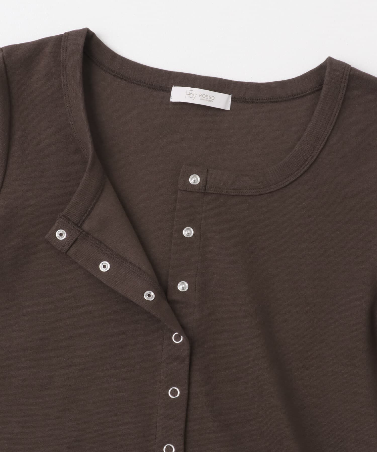 URBAN RESEARCH ROSSO「『UR TECH ひやｻﾗｸｰﾙ』F by ROSSO ｽｸｴｱﾈｯｸﾊｰﾌｽﾘｰﾌﾞﾌﾟﾙ」|Tシャツ・カットソー|