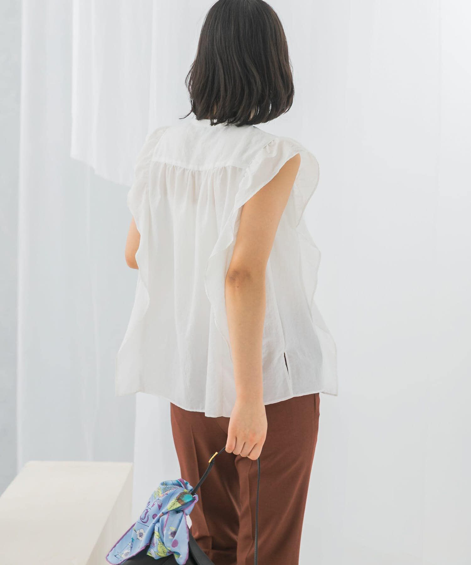 URBAN RESEARCH ROSSO「フリルブラウス」|シャツ・ブラウス|