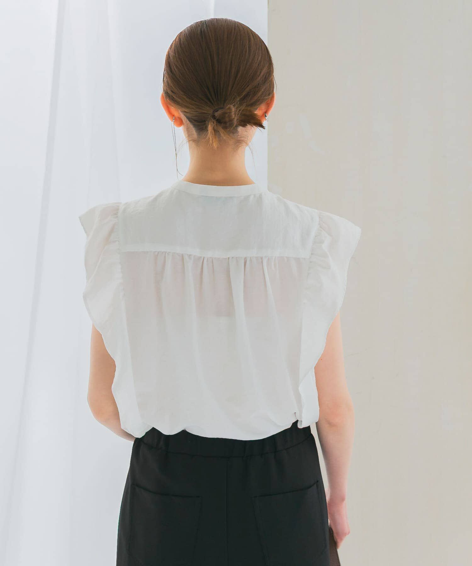 URBAN RESEARCH ROSSO「フリルブラウス」|シャツ・ブラウス|