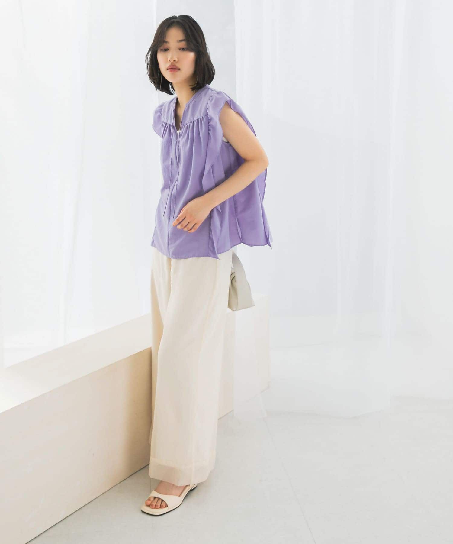 URBAN RESEARCH ROSSO「フリルブラウス」|シャツ・ブラウス|