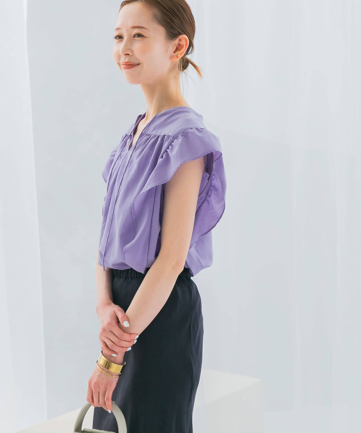 URBAN RESEARCH ROSSO「フリルブラウス」|シャツ・ブラウス|