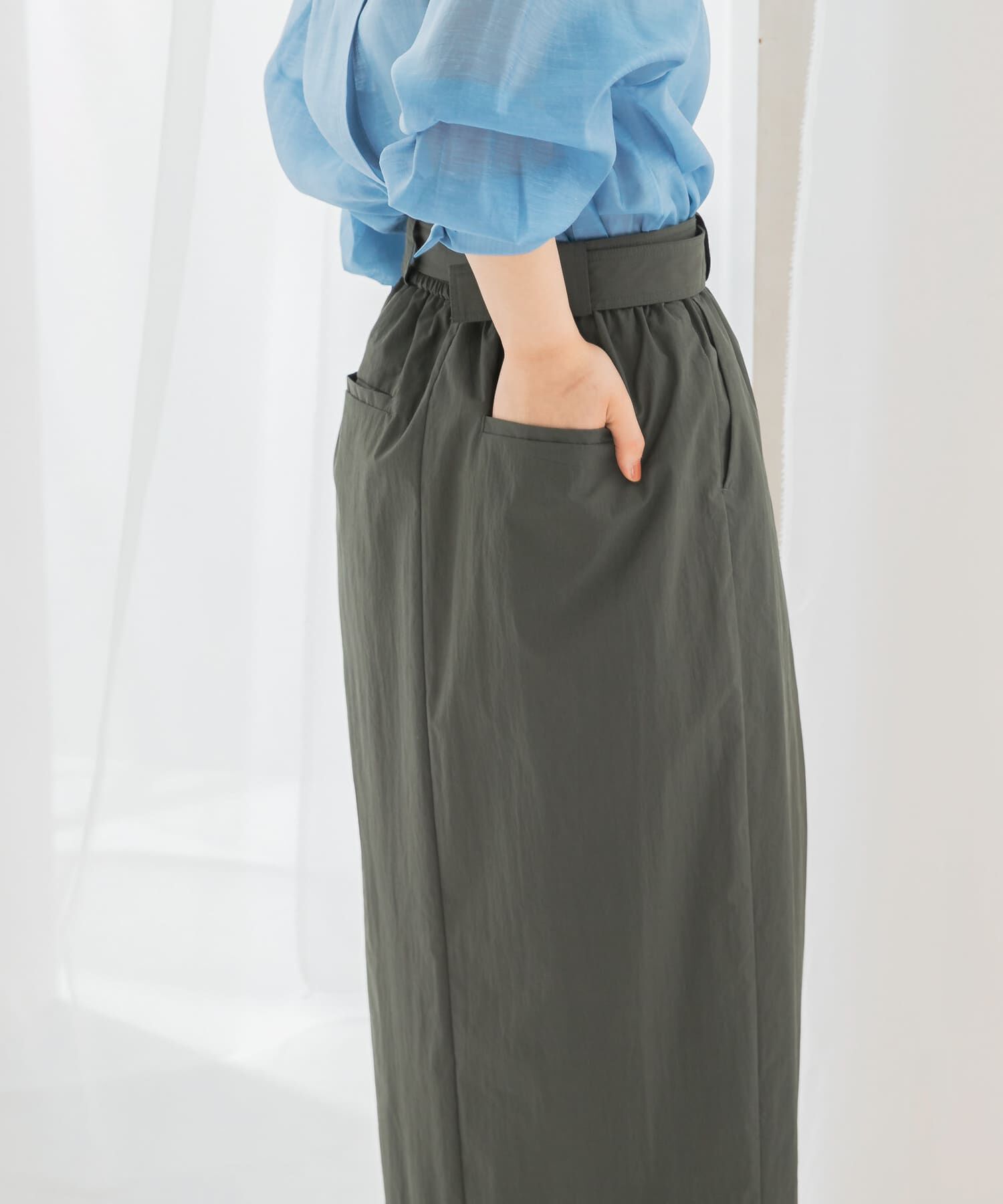 URBAN RESEARCH ROSSO「ベルト付スカート」|スカート|