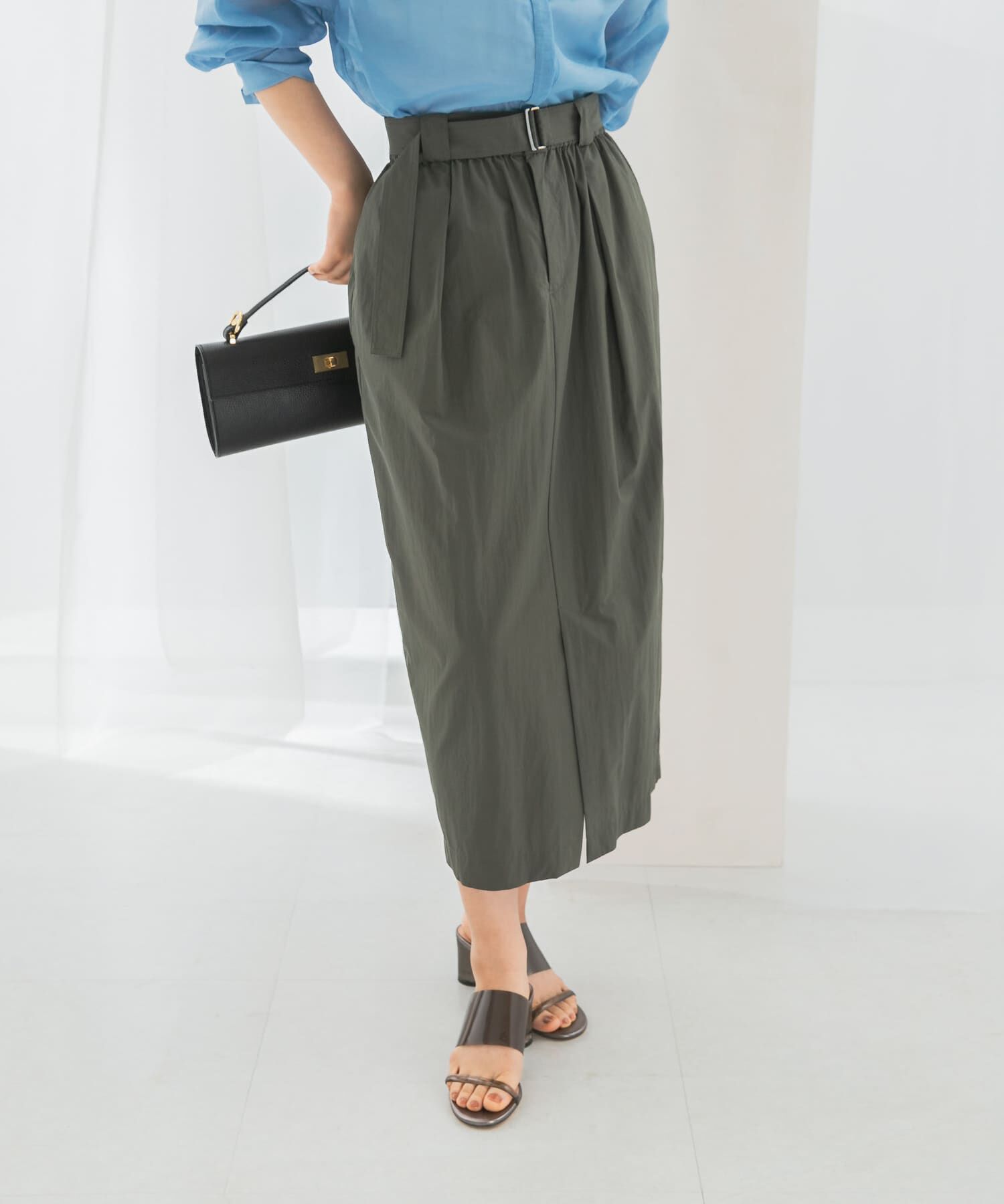 URBAN RESEARCH ROSSO「ベルト付スカート」|スカート|