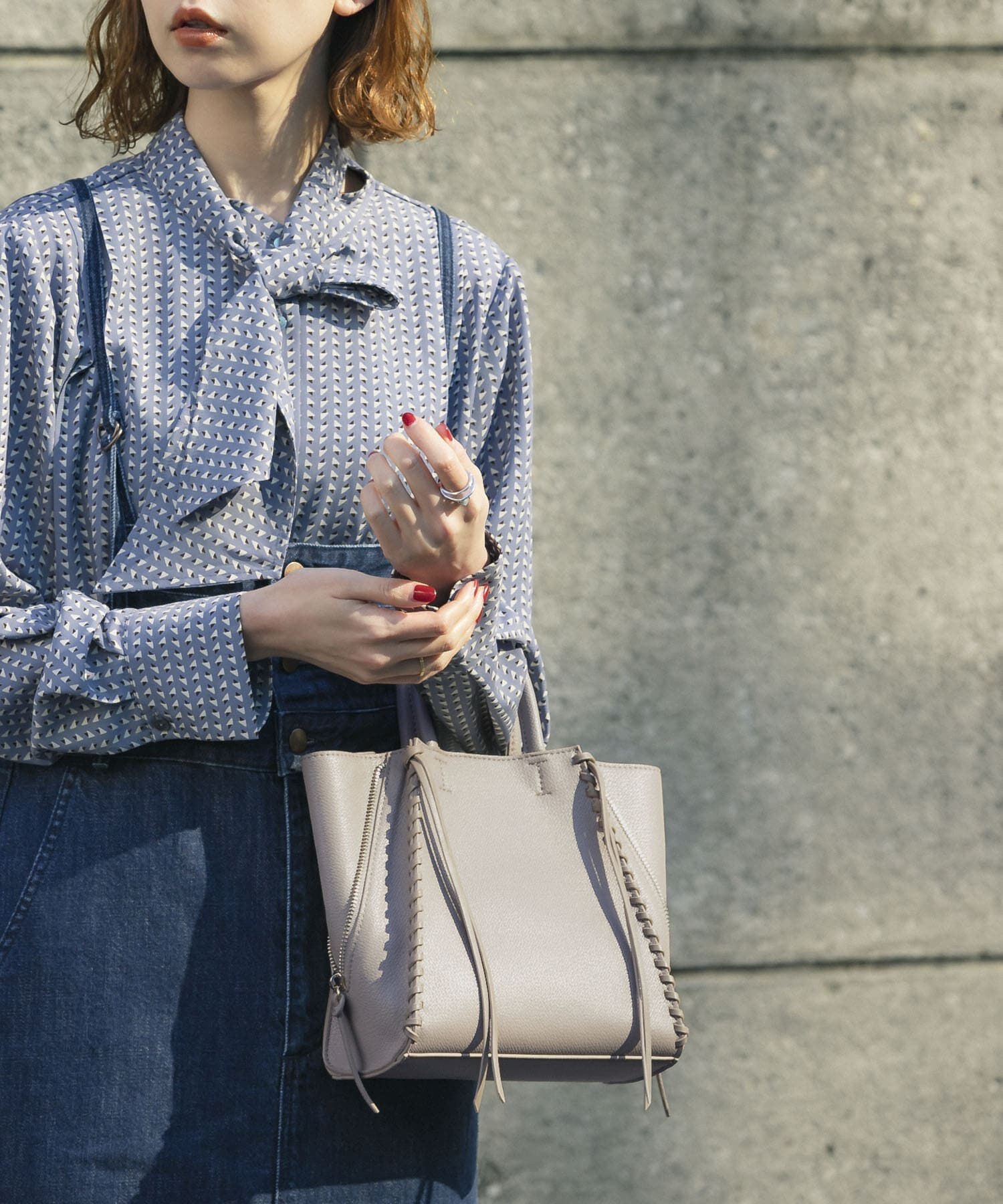 URBAN RESEARCH ROSSO「サイドジップミニトート」|ショルダー・メッセンジャー|