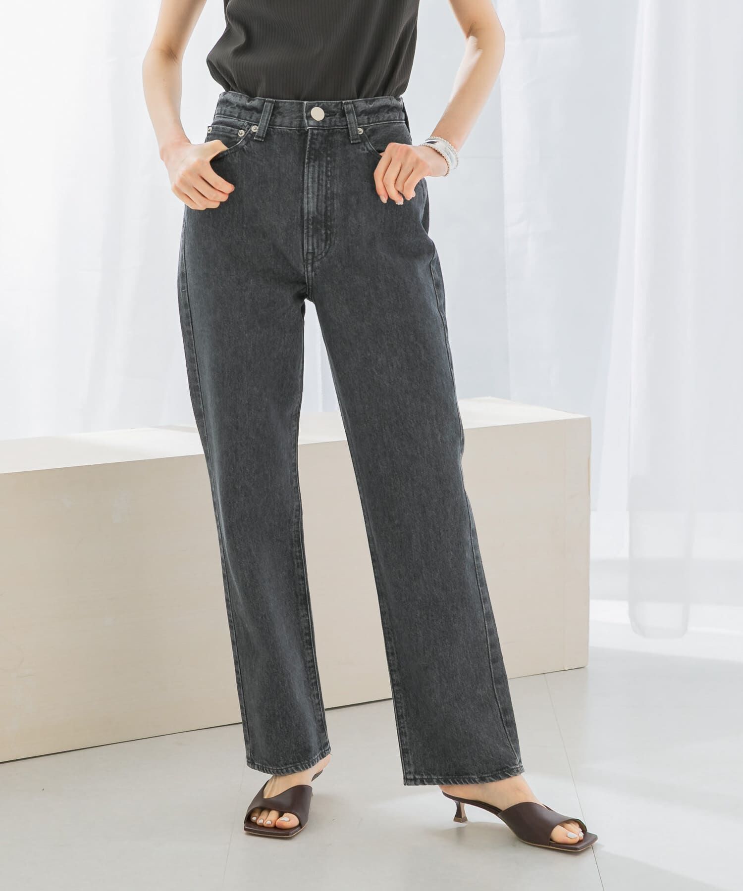 URBAN RESEARCH ROSSO「NEEDBY heritage　LEAH PANTS」|デニム|