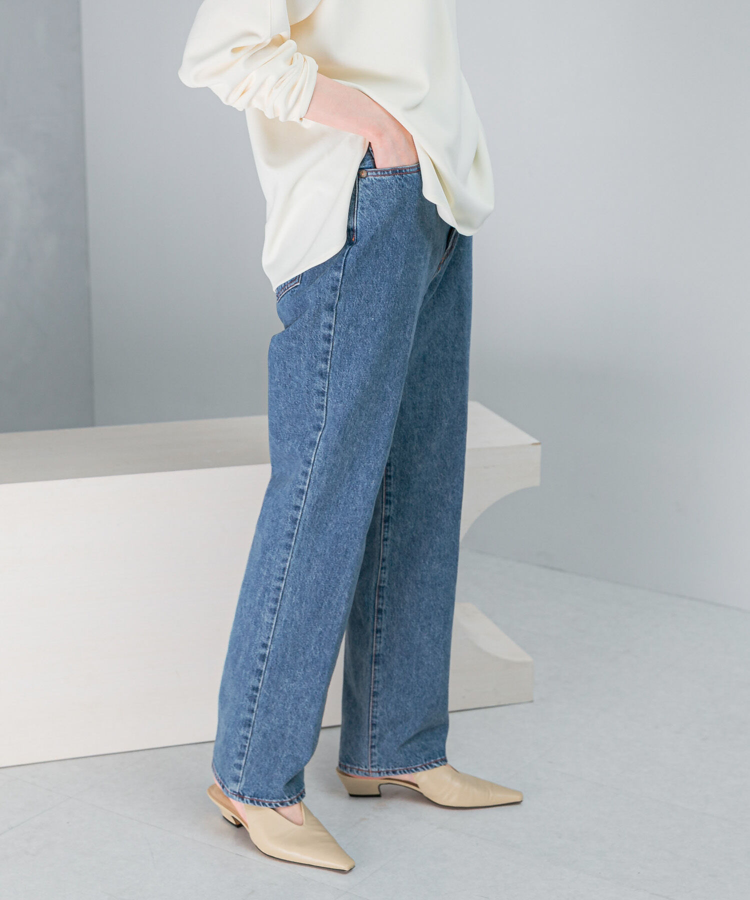 URBAN RESEARCH ROSSO「NEEDBY heritage　LEAH PANTS」|デニム|