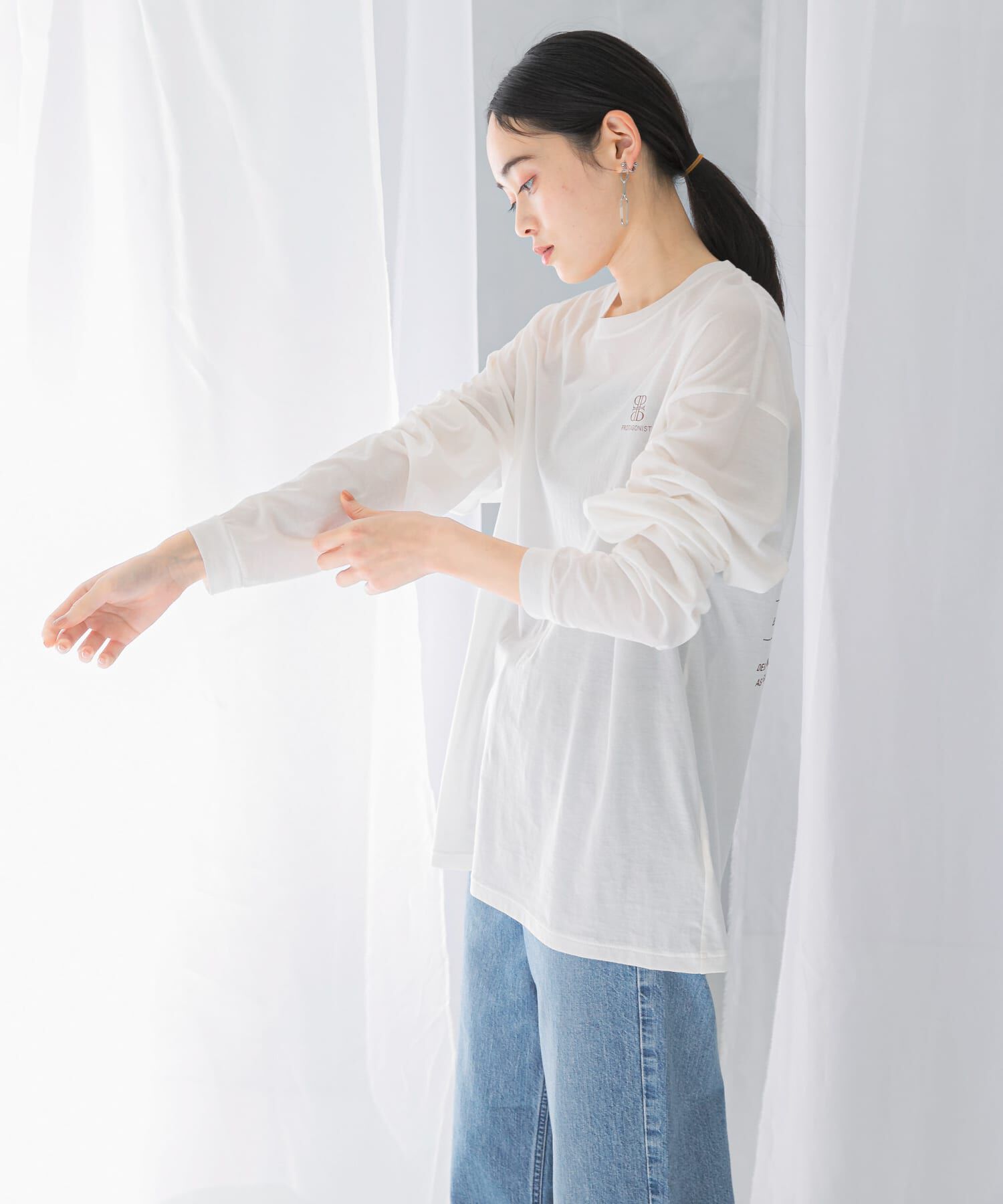 URBAN RESEARCH ROSSO「PROTAGONISTA　Create/MORE Long T-shirts」|Tシャツ・カットソー|