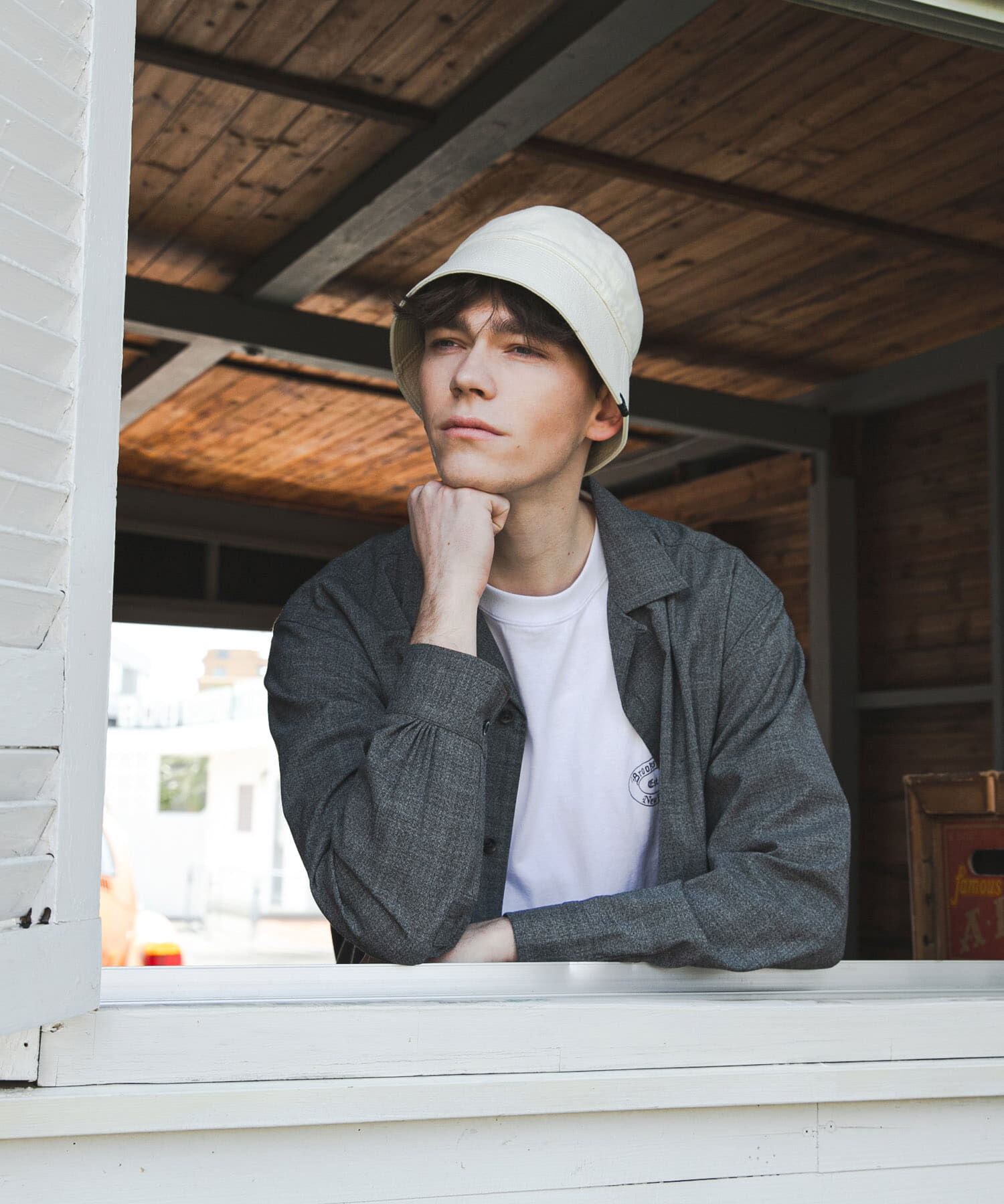 URBAN RESEARCH「『別注』BROOKS BROTHERS&times;UR　OPEN COLLAR L/S SHIRTS」|シャツ・ブラウス|