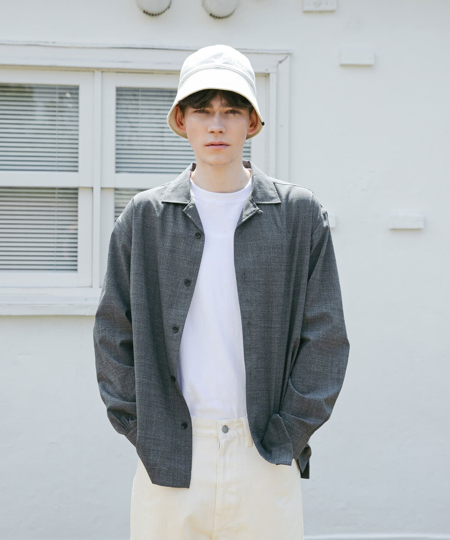 URBAN RESEARCH「『別注』BROOKS BROTHERS&times;UR　OPEN COLLAR L/S SHIRTS」|シャツ・ブラウス|