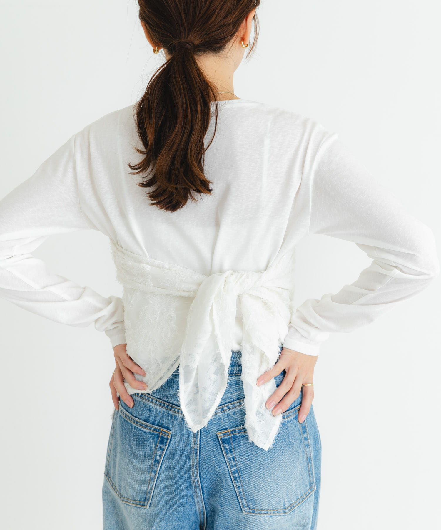 URBAN RESEARCH「クルーネックシアースラブカットソー」|Tシャツ・カットソー|