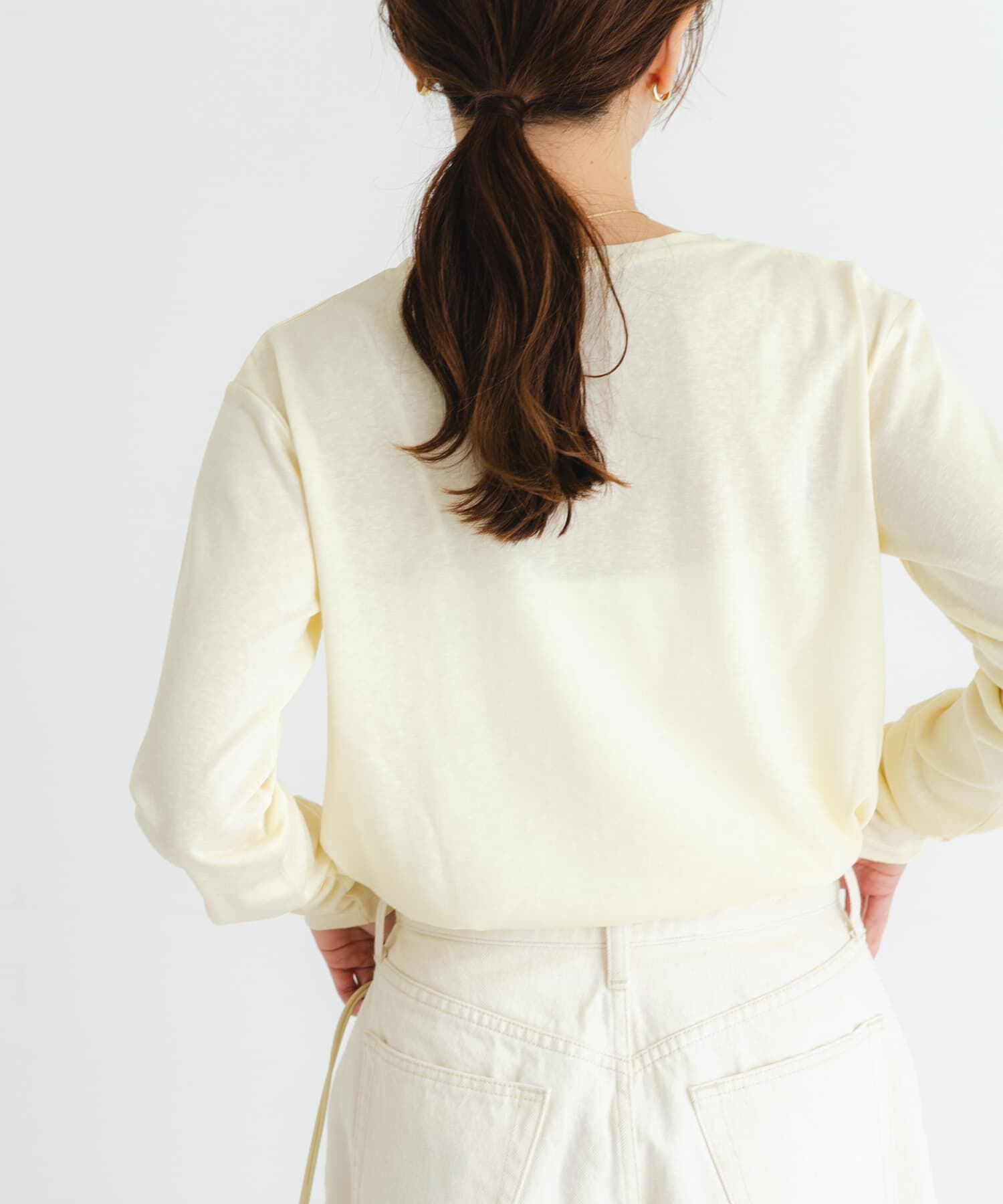 URBAN RESEARCH「クルーネックシアースラブカットソー」|Tシャツ・カットソー|