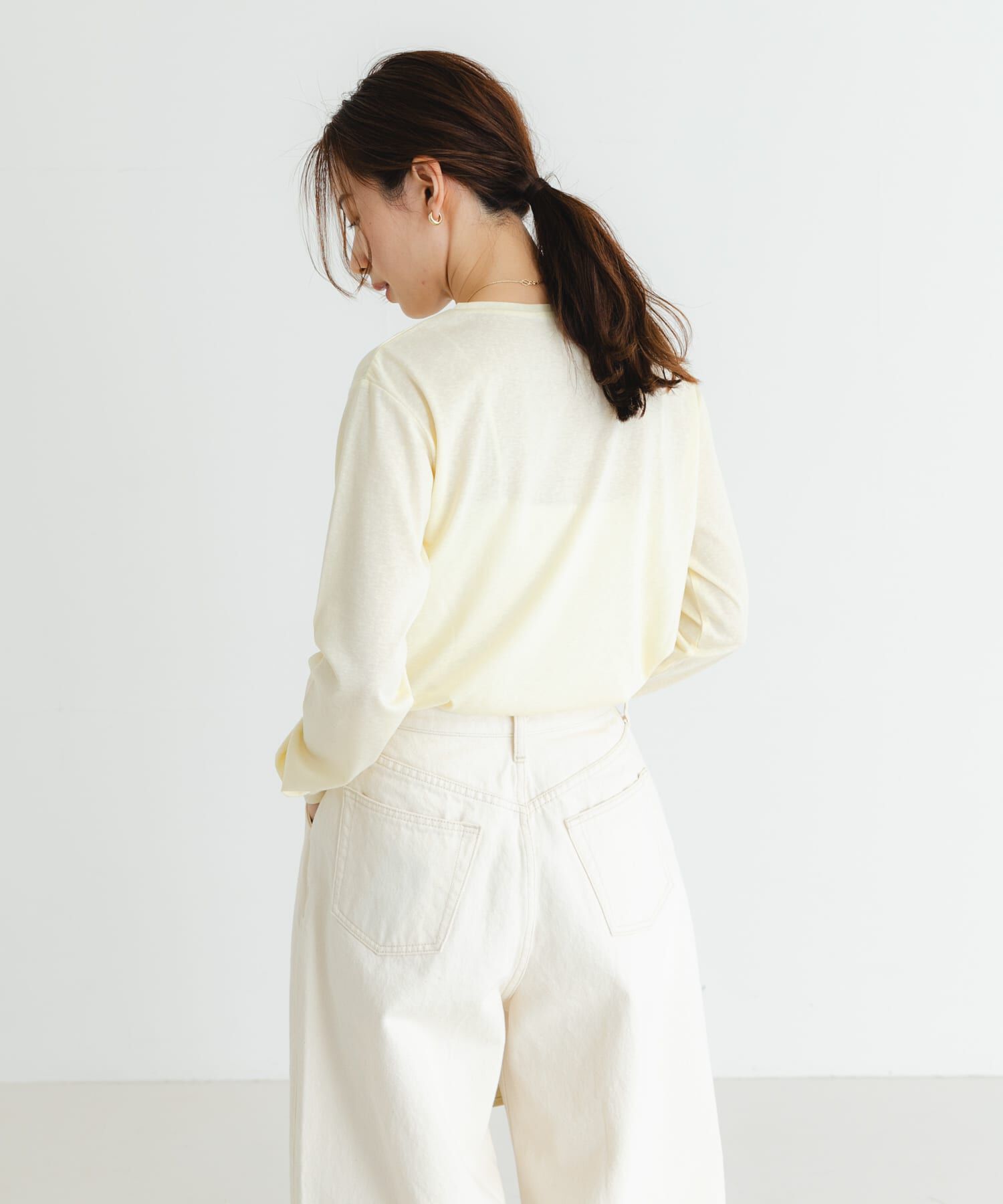 URBAN RESEARCH「クルーネックシアースラブカットソー」|Tシャツ・カットソー|