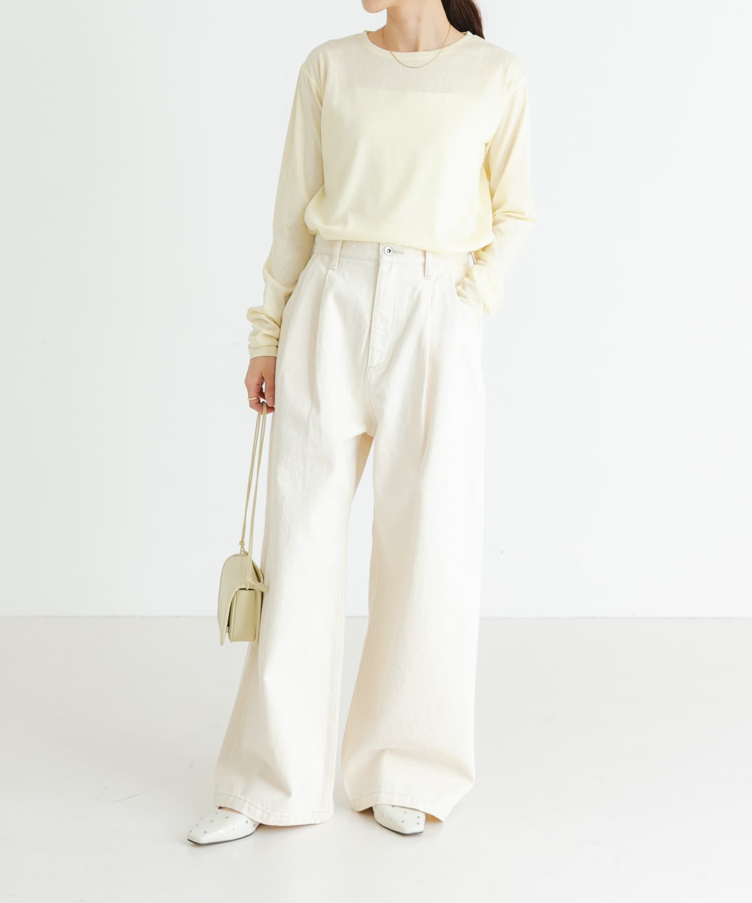 URBAN RESEARCH「クルーネックシアースラブカットソー」|Tシャツ・カットソー|