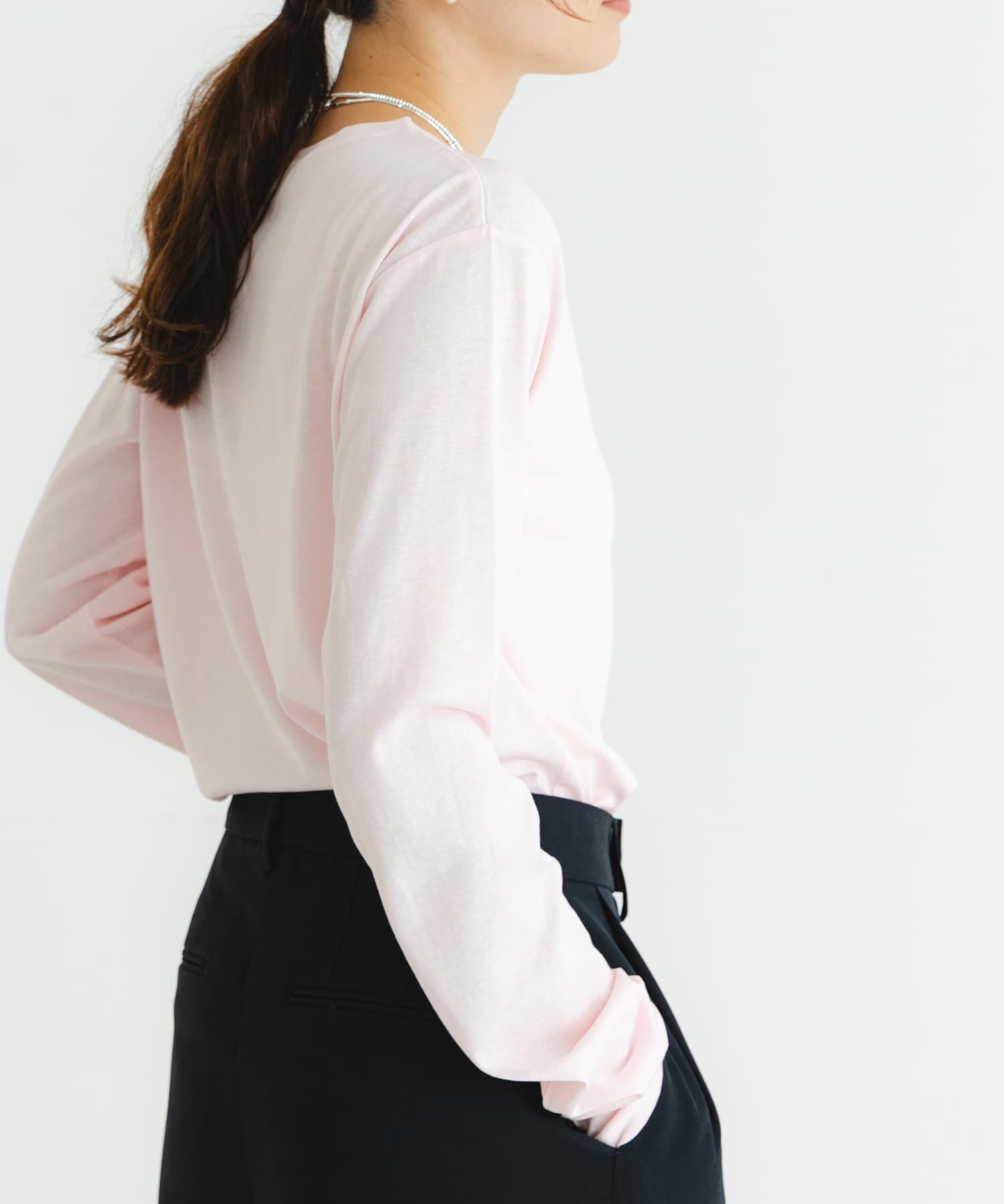 URBAN RESEARCH「クルーネックシアースラブカットソー」|Tシャツ・カットソー|