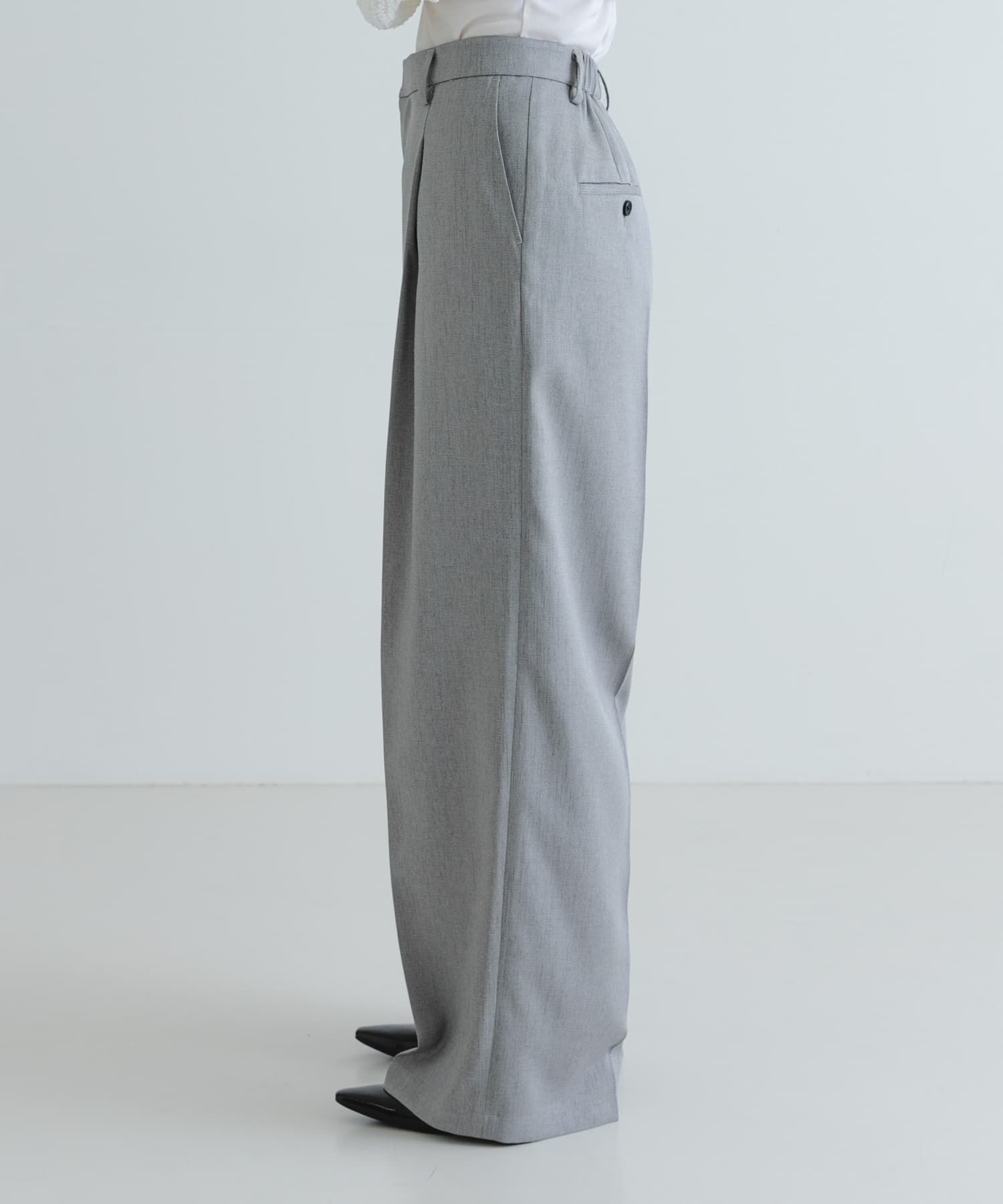 URBAN RESEARCH「『UVカット/吸水速乾/イージーケア』『UR TECH DRYLUXE』ツイードワイドパンツ」|その他|