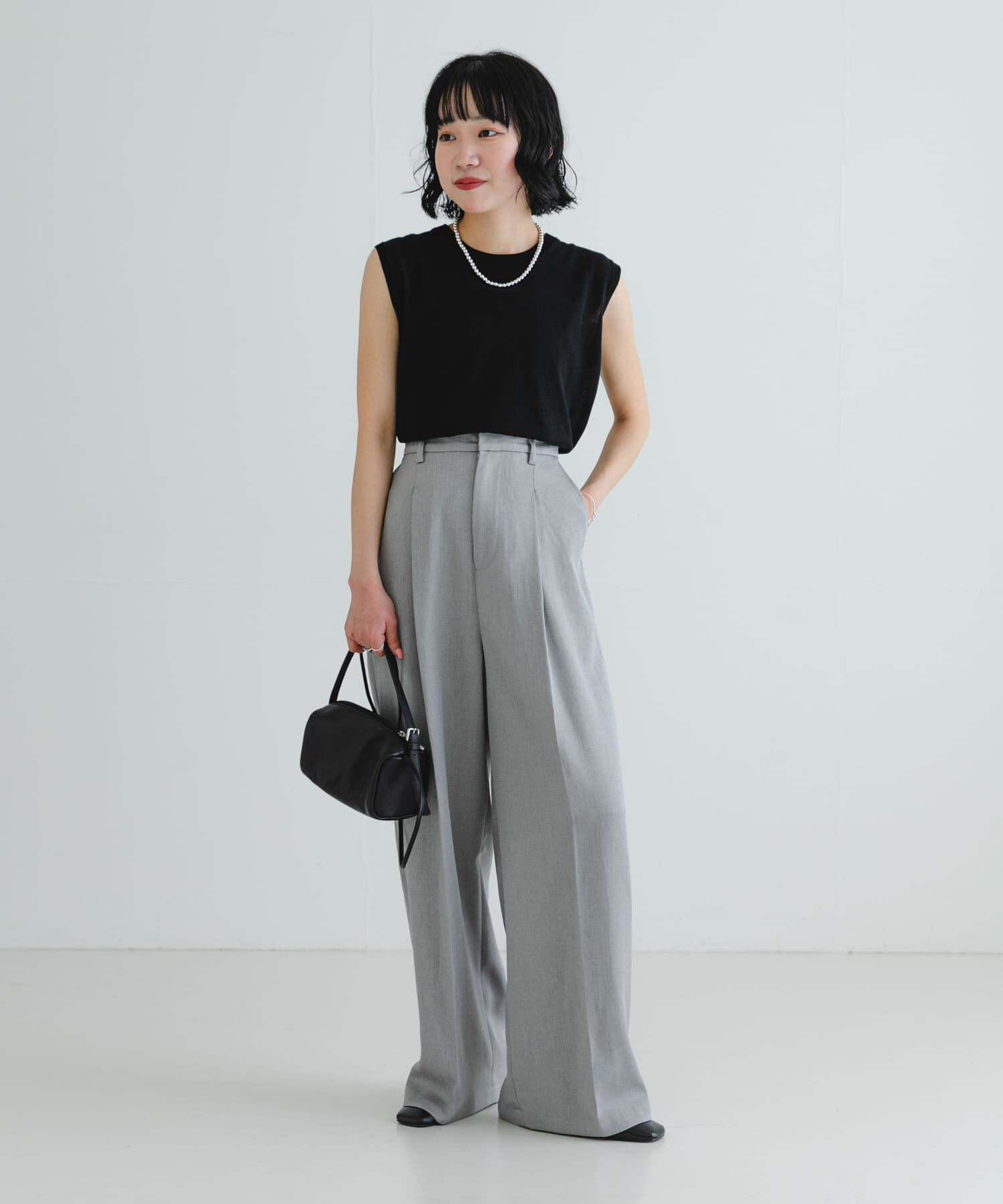 URBAN RESEARCH「『UVカット/吸水速乾/イージーケア』『UR TECH DRYLUXE』ツイードワイドパンツ」|その他|