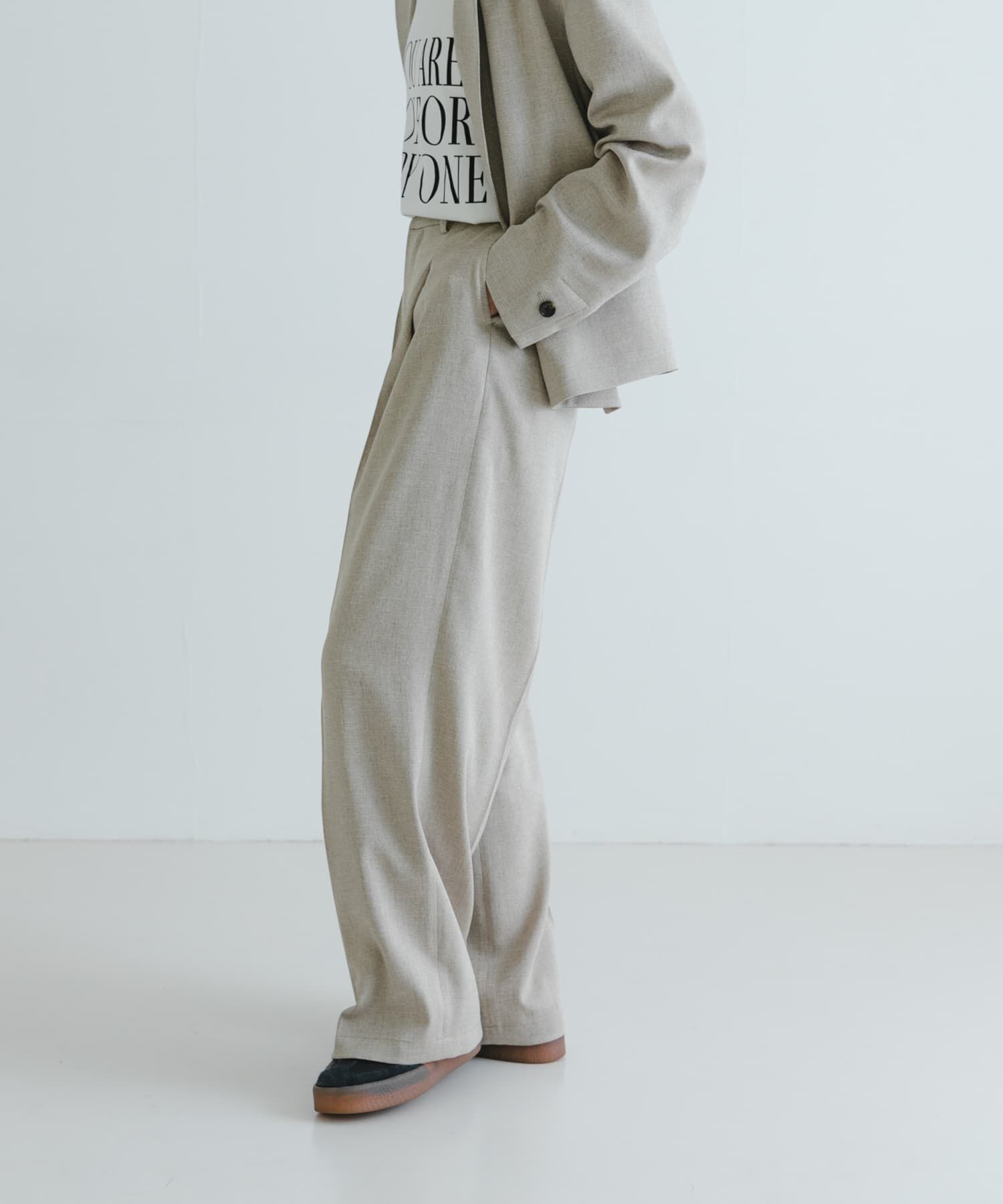 URBAN RESEARCH「『UVカット/吸水速乾/イージーケア』『UR TECH DRYLUXE』ツイードワイドパンツ」|その他|