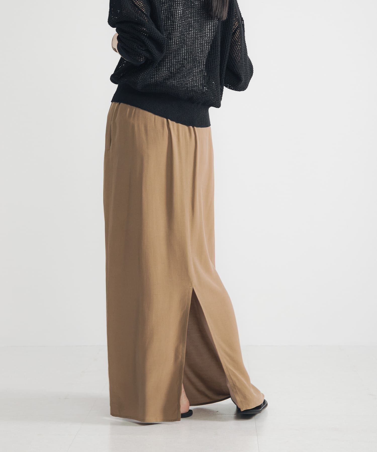 URBAN RESEARCH「キュプラレーヨンギャザーIラインスカート」|スカート|