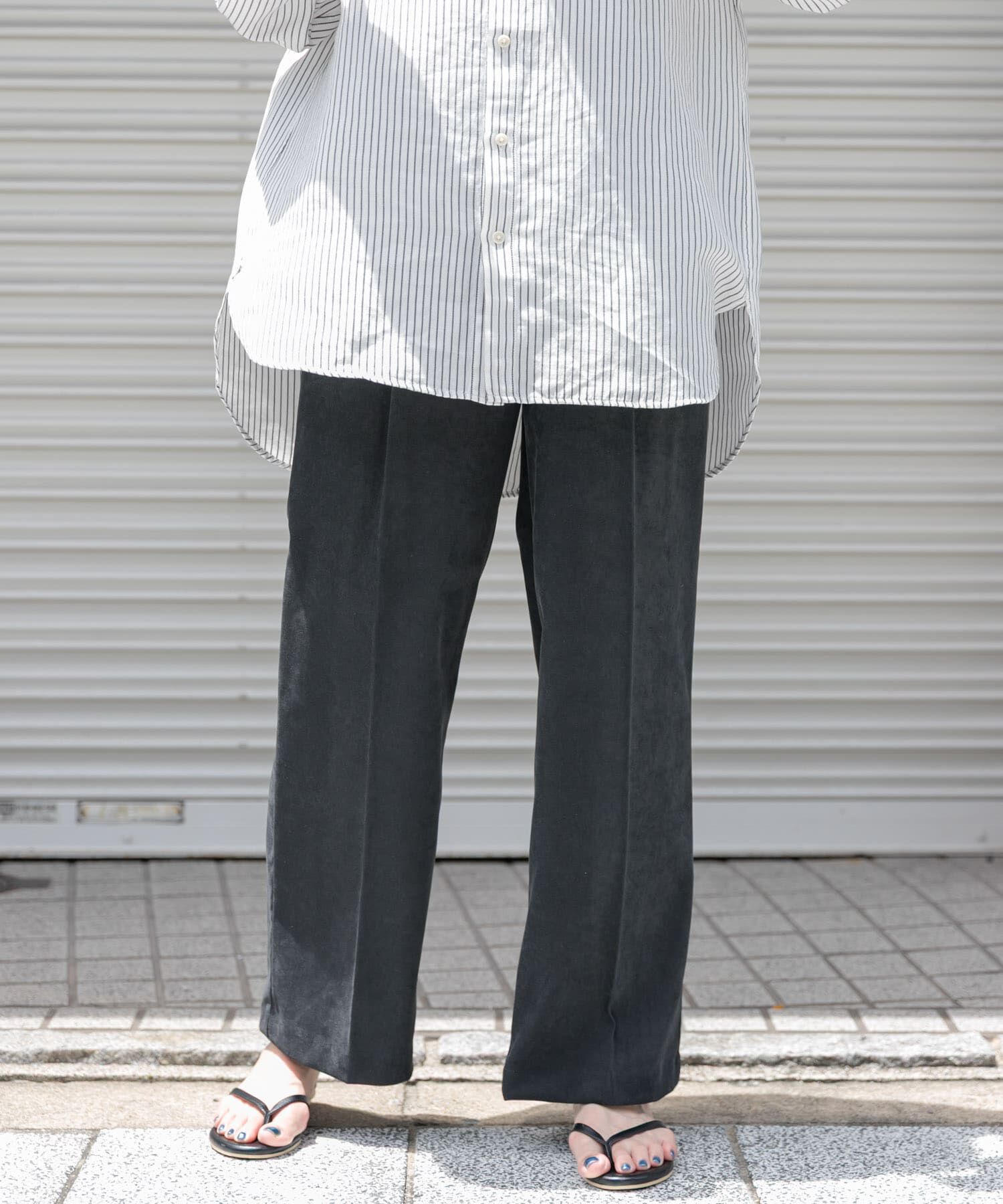 URBAN RESEARCH DOORS「FORK&SPOON　スエードライクパンツ」|その他|