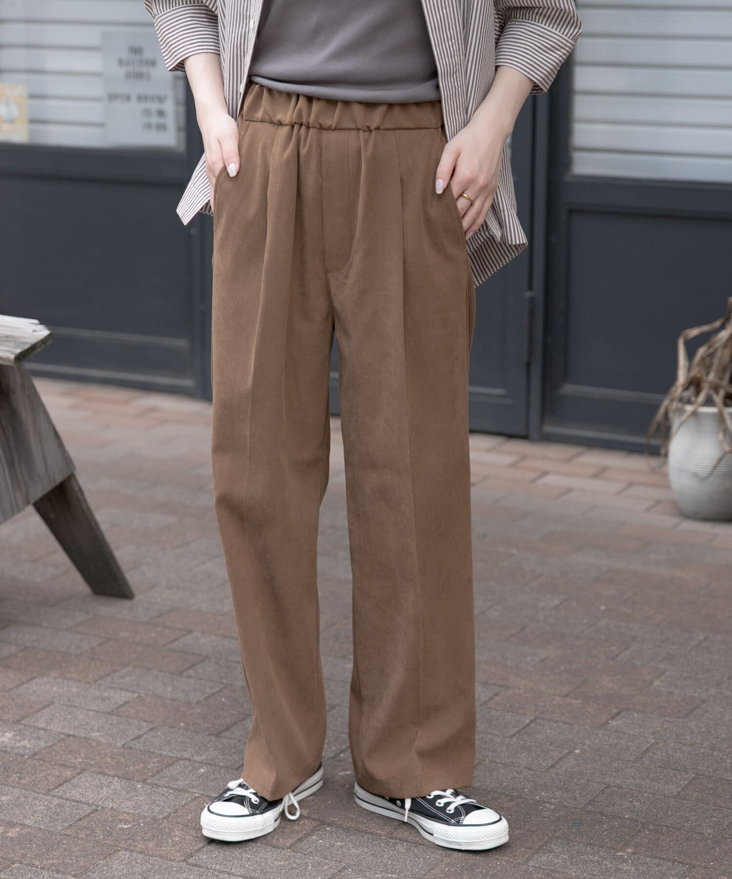 URBAN RESEARCH DOORS「FORK&SPOON　スエードライクパンツ」|その他|