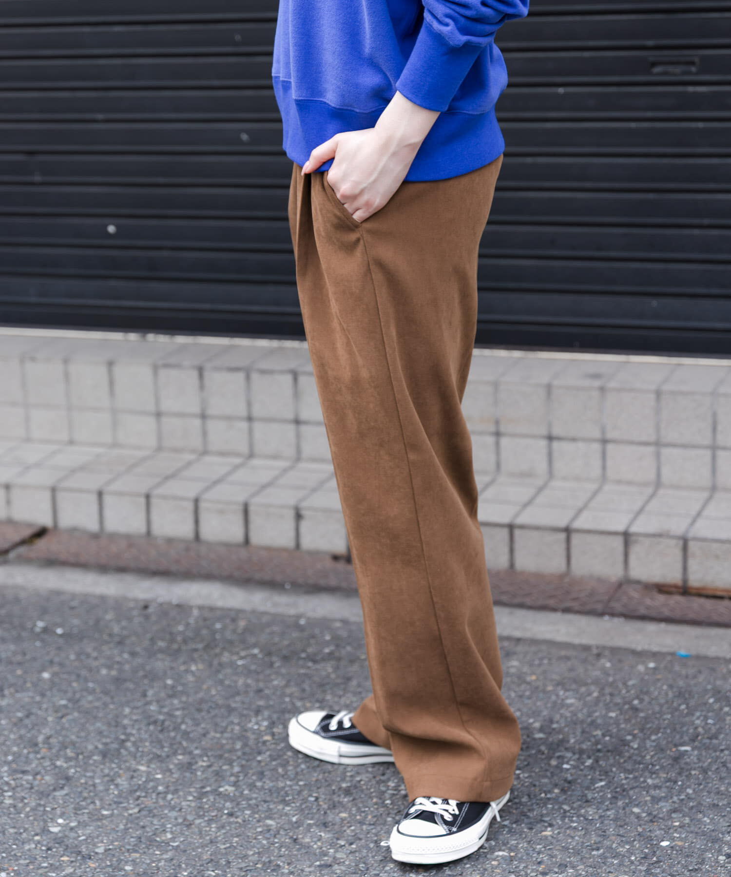 URBAN RESEARCH DOORS「FORK&SPOON　スエードライクパンツ」|その他|