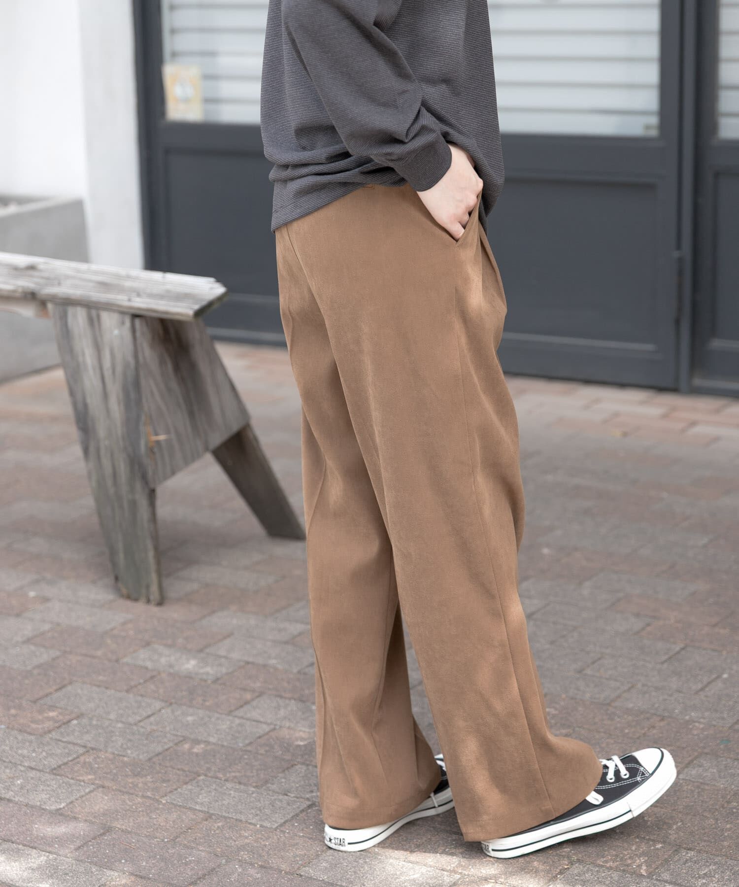 URBAN RESEARCH DOORS「FORK&SPOON　スエードライクパンツ」|その他|