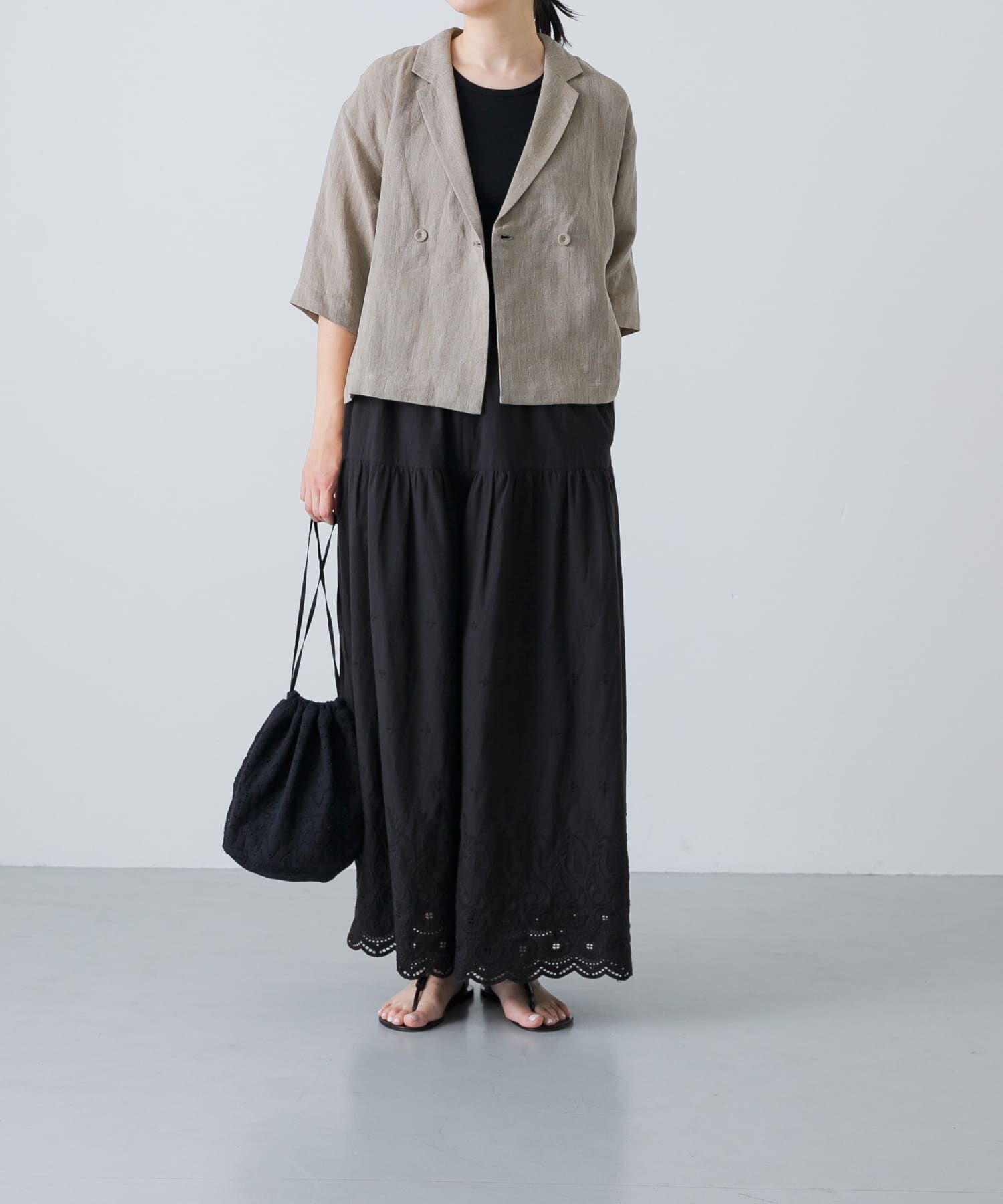 かぐれ「刺繍ティアードパンツ」|その他|