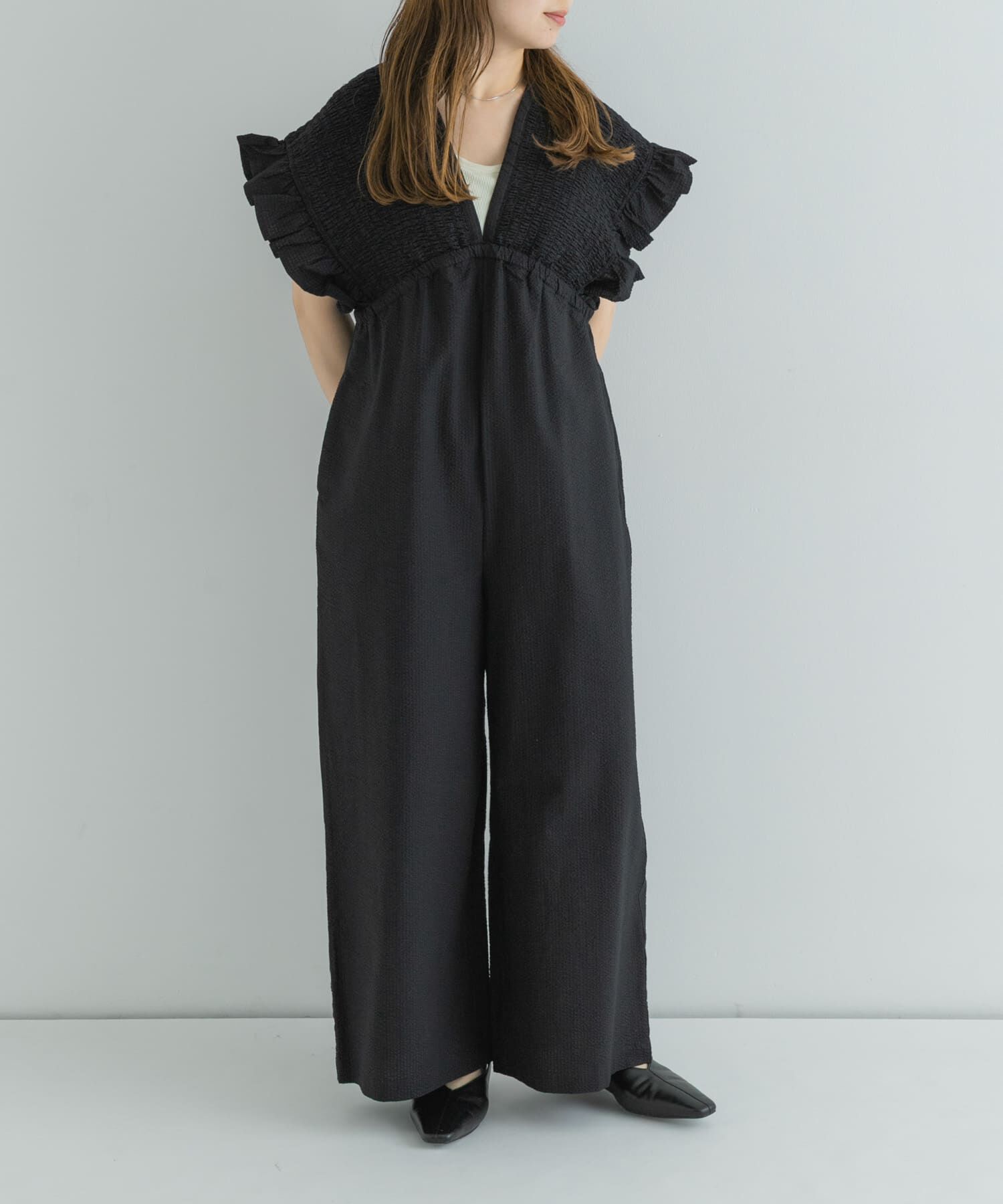 Sonny Label 「シャーリングサマーオールインワン」|スカート|