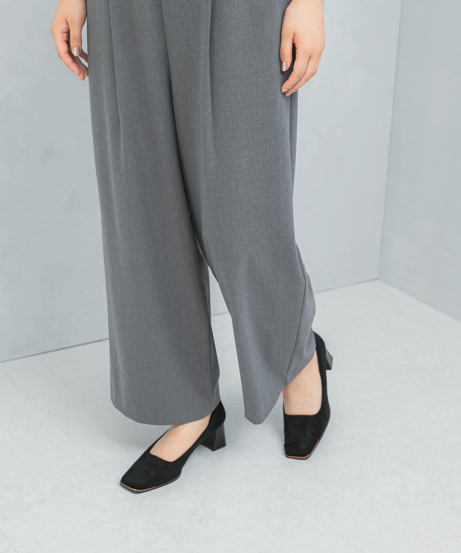 URBAN RESEARCH ROSSO「イージーケアVネックオールインワン」|スカート|