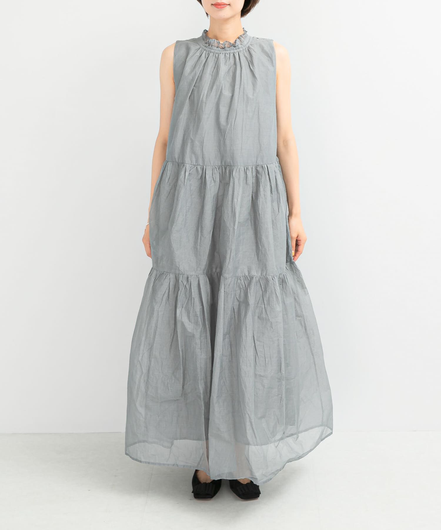 URBAN RESEARCH ROSSO「MARILYN MOON　sheer cotton gather dress」|ワンピース|
