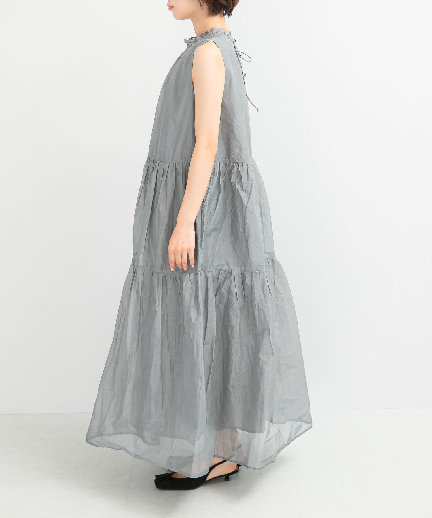 URBAN RESEARCH ROSSO「MARILYN MOON　sheer cotton gather dress」|ワンピース|